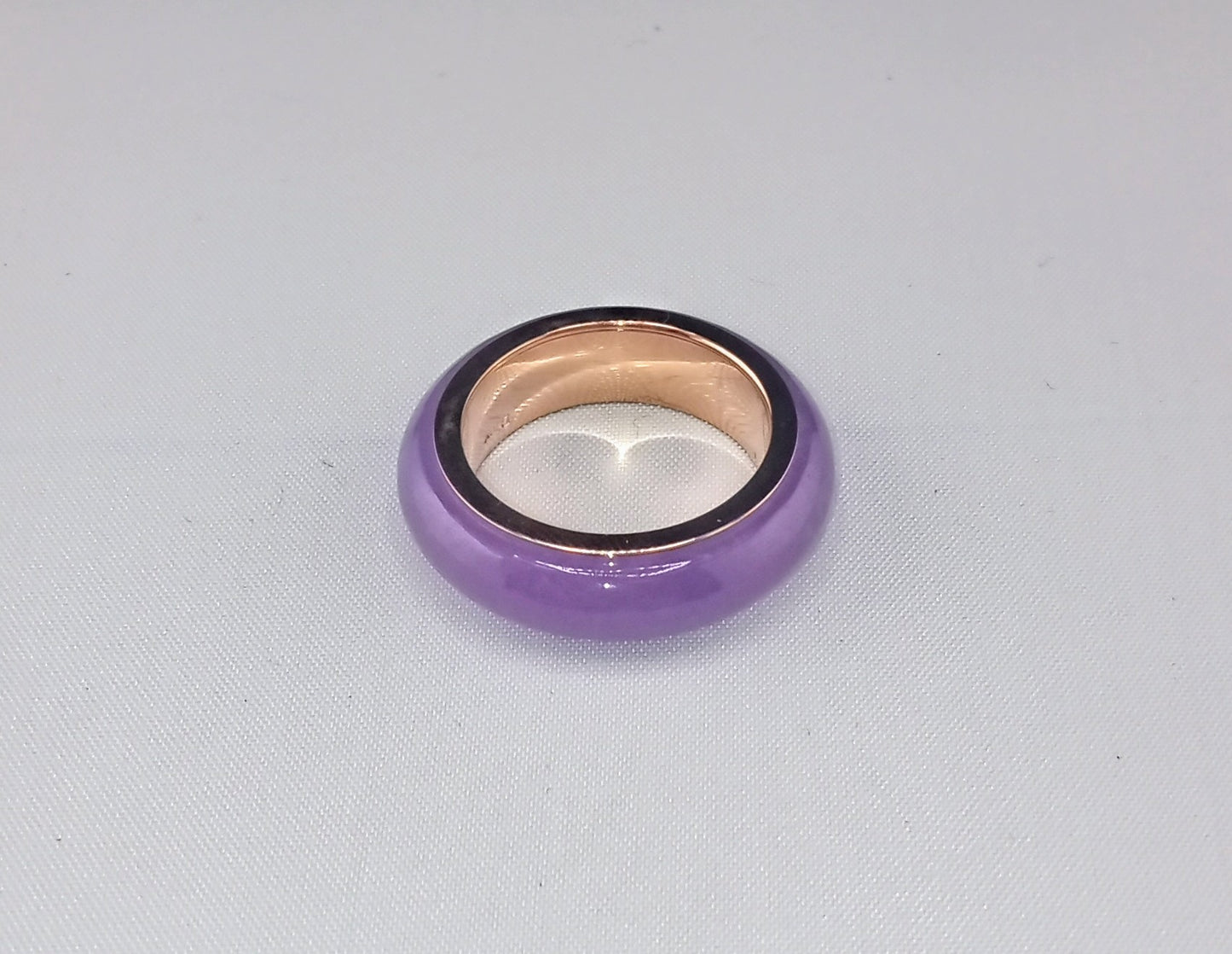 ring purple jade spinner band