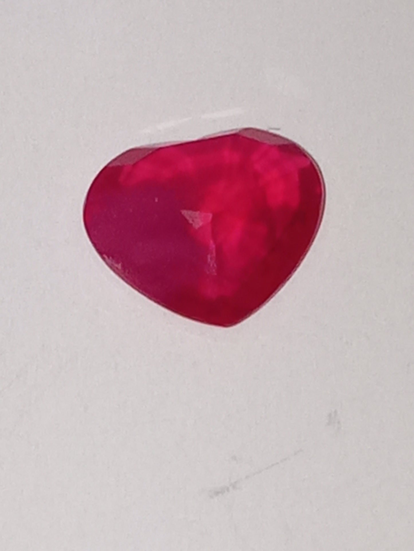 ruby gemstone heart