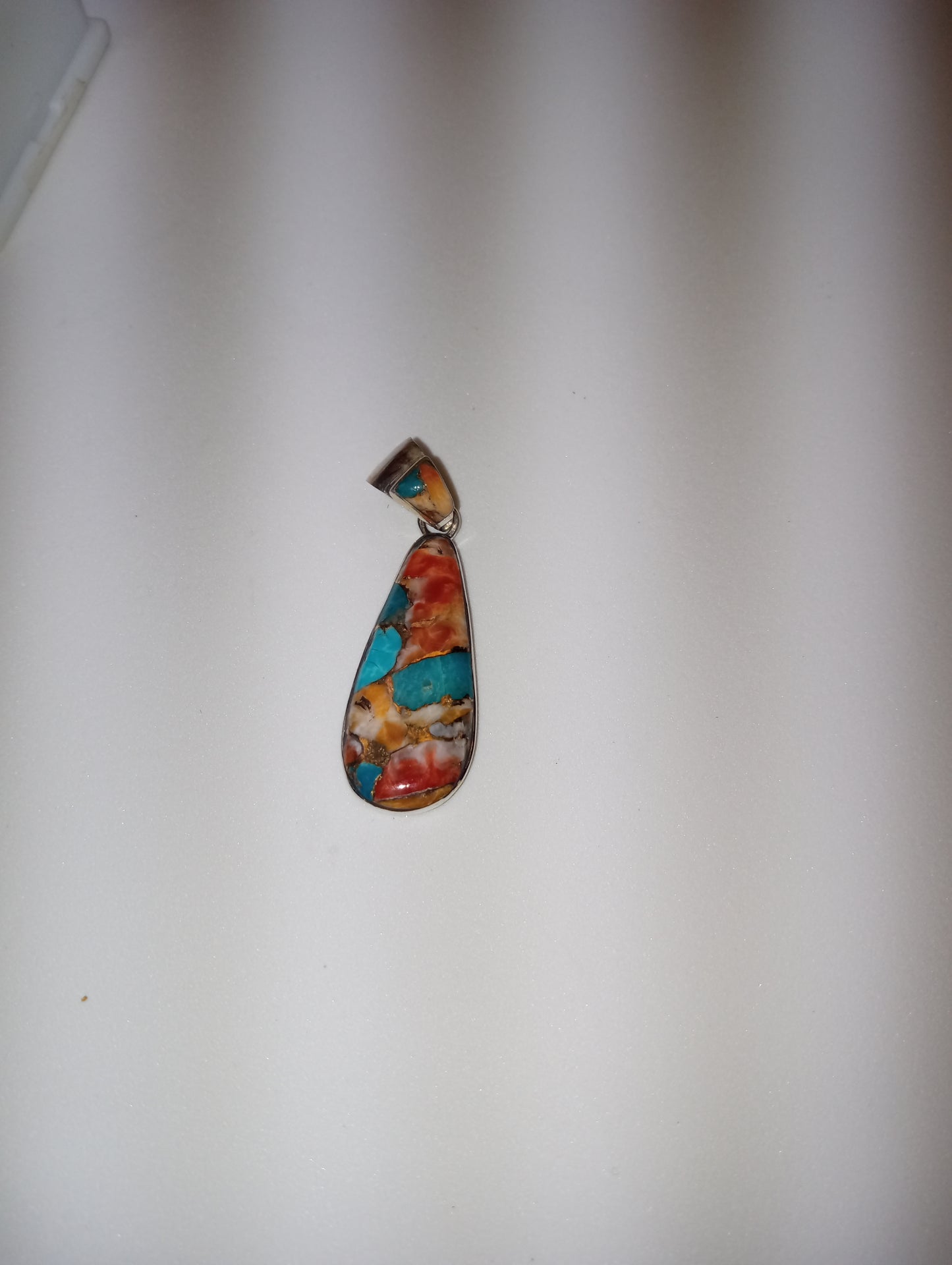 Santa Fe Style Spiny Turquoise pendant