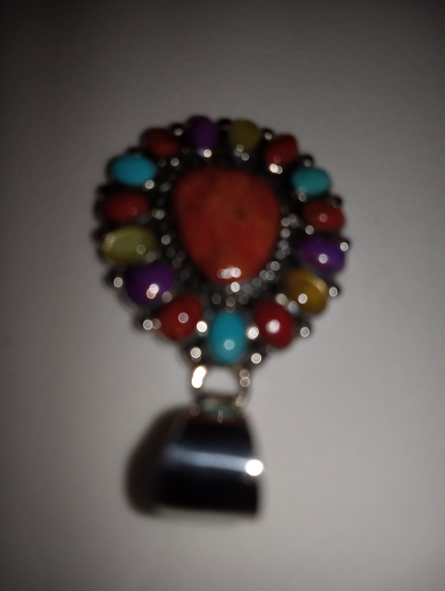 Santa Fe Style Spiny Oyster Shell pendant