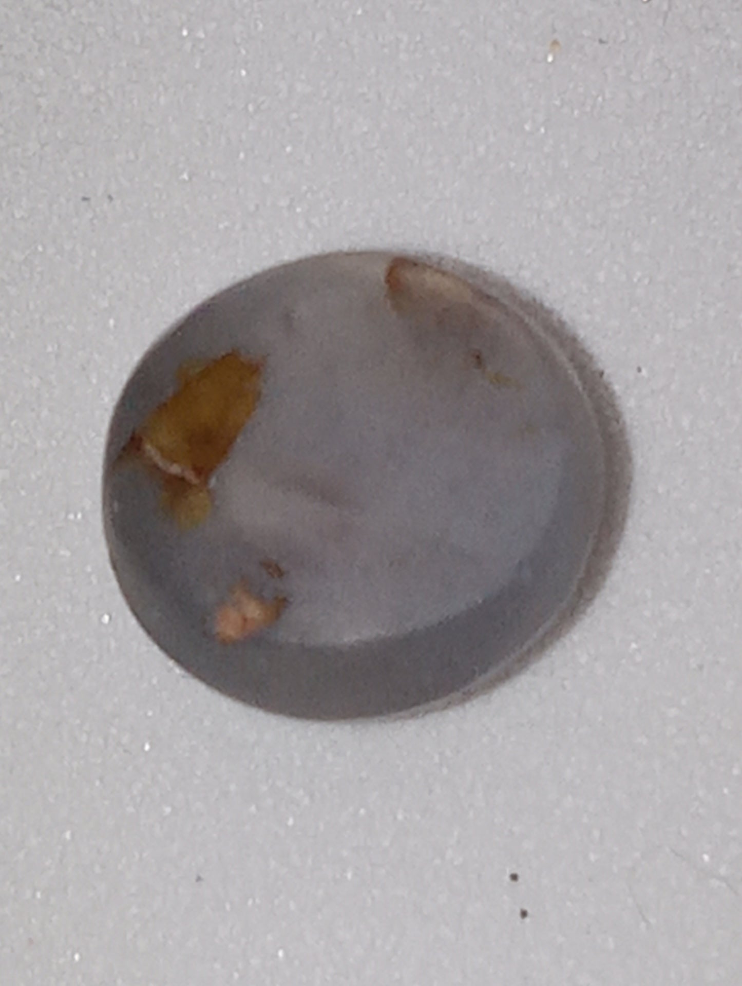 sapphire gemstone blue gray star 7mm cab round