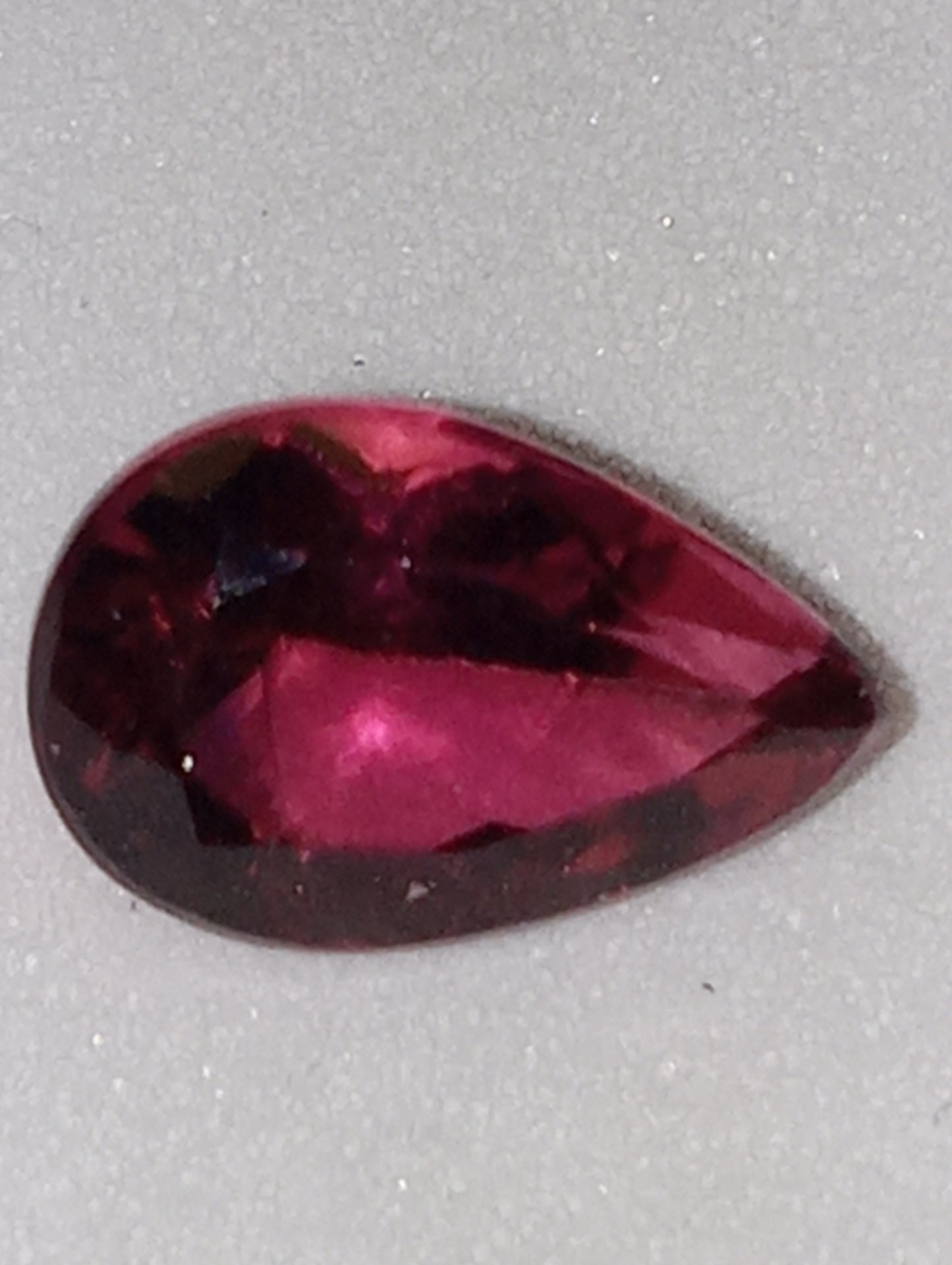 tourmaline gemstone rubilite pear shape