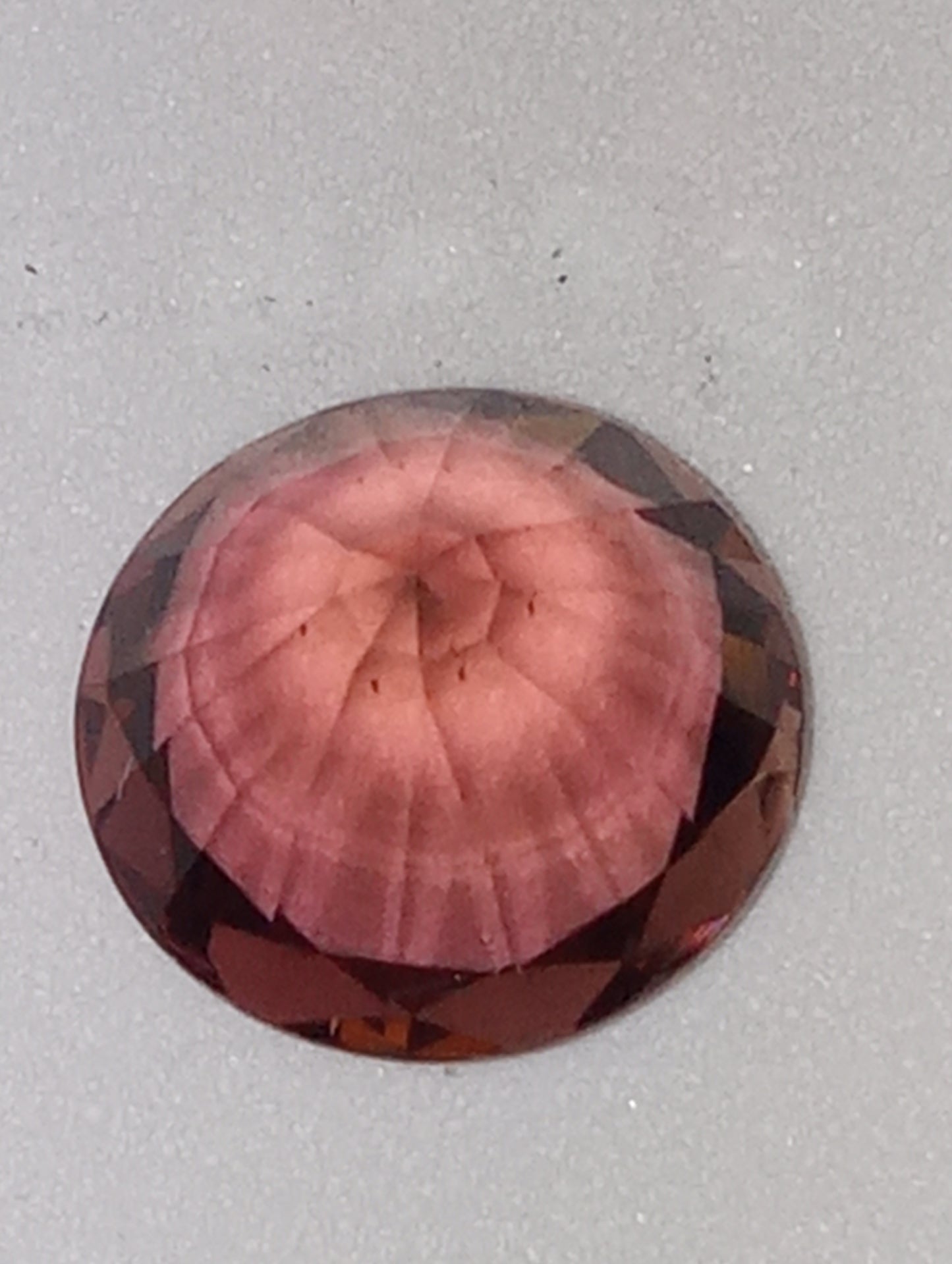tourmaline gemstone cinnamon 10mm round cut
