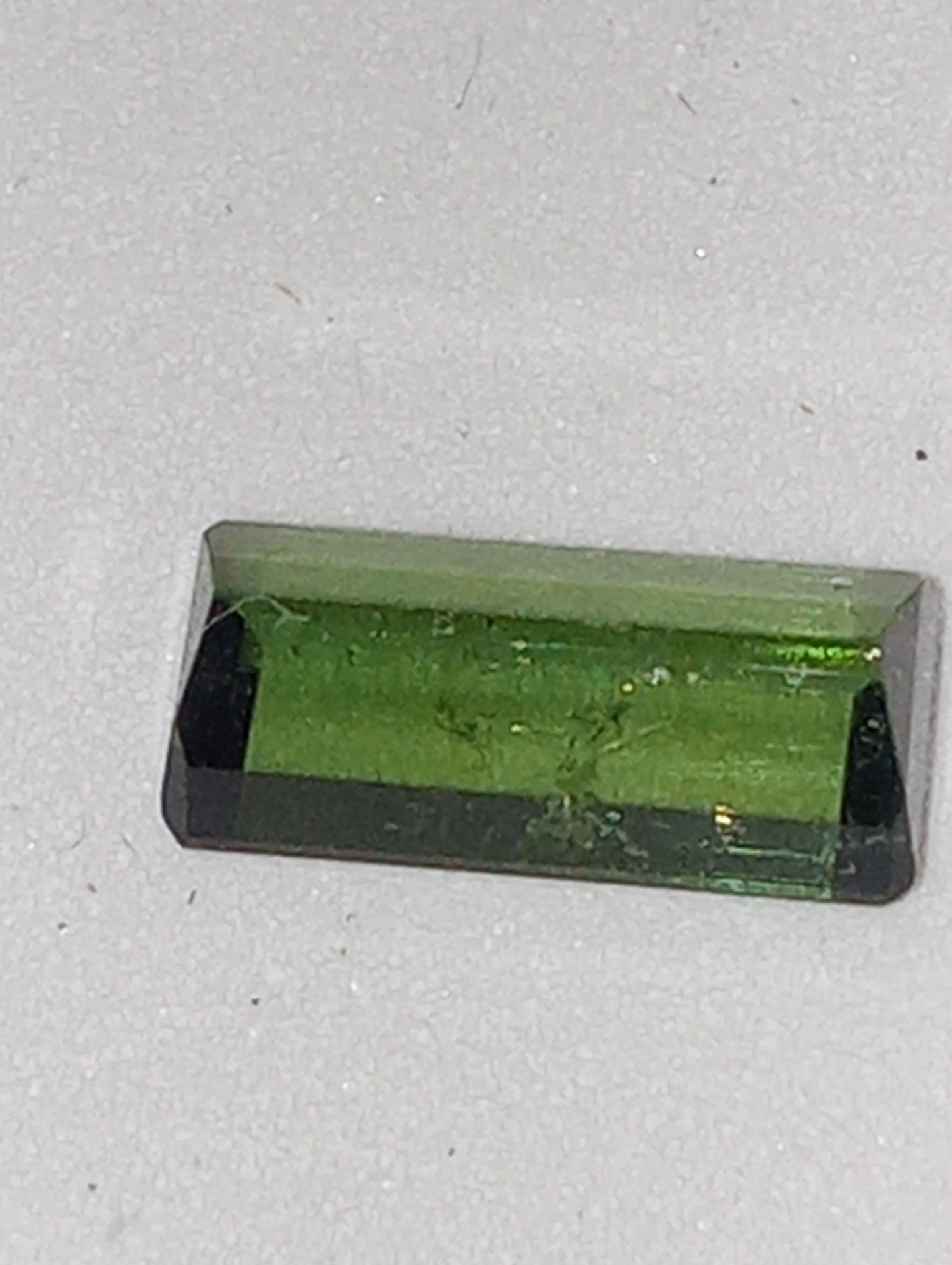 tourmaline gemstone green emerald cut
