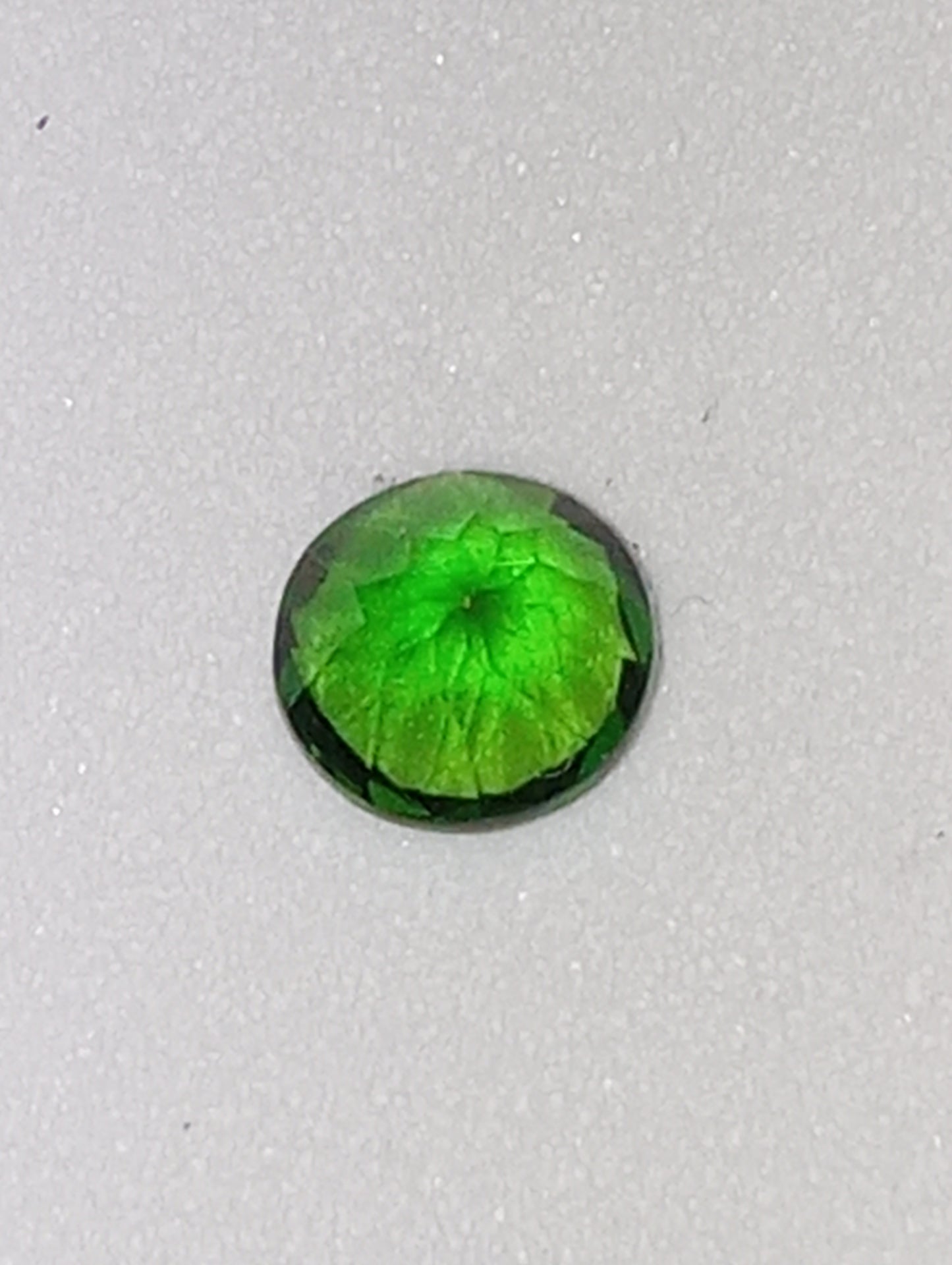 tourmaline gemstone chrome green 5mm round cut