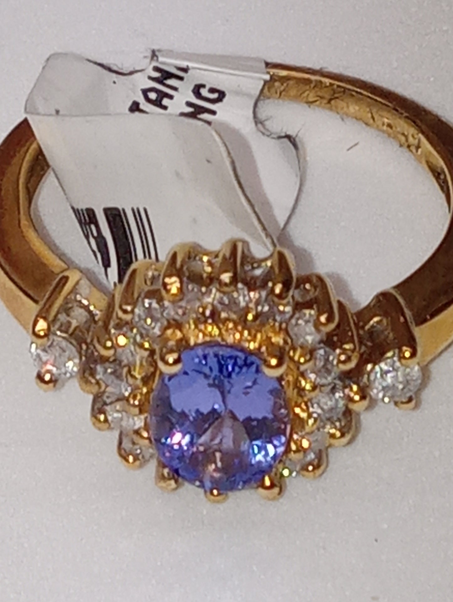 tanzanite ring, 14kt