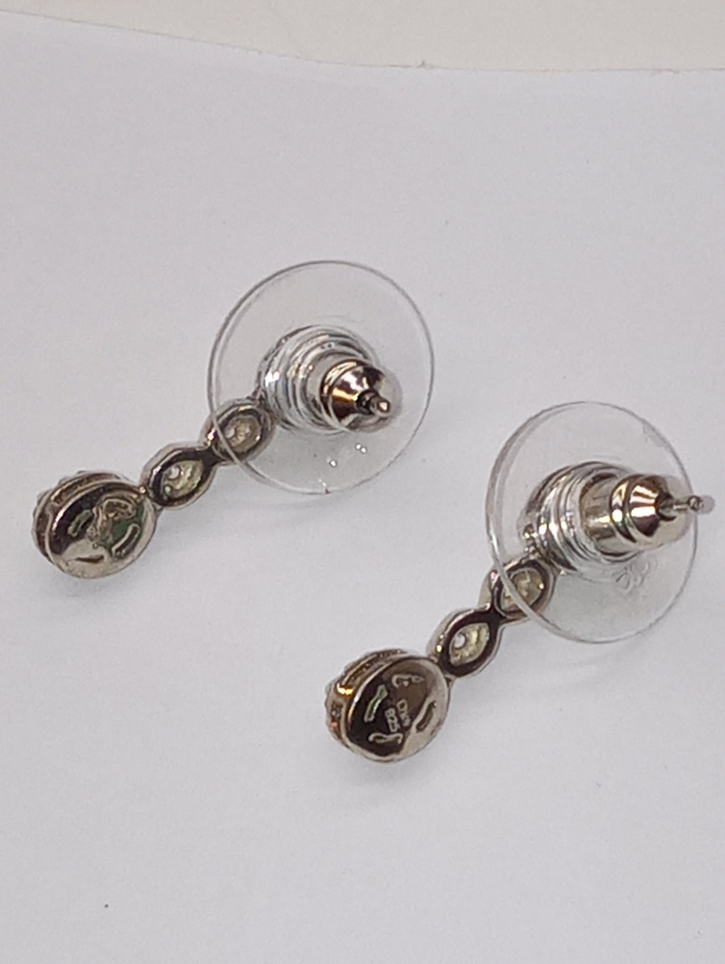 earrings emerald sterling silver