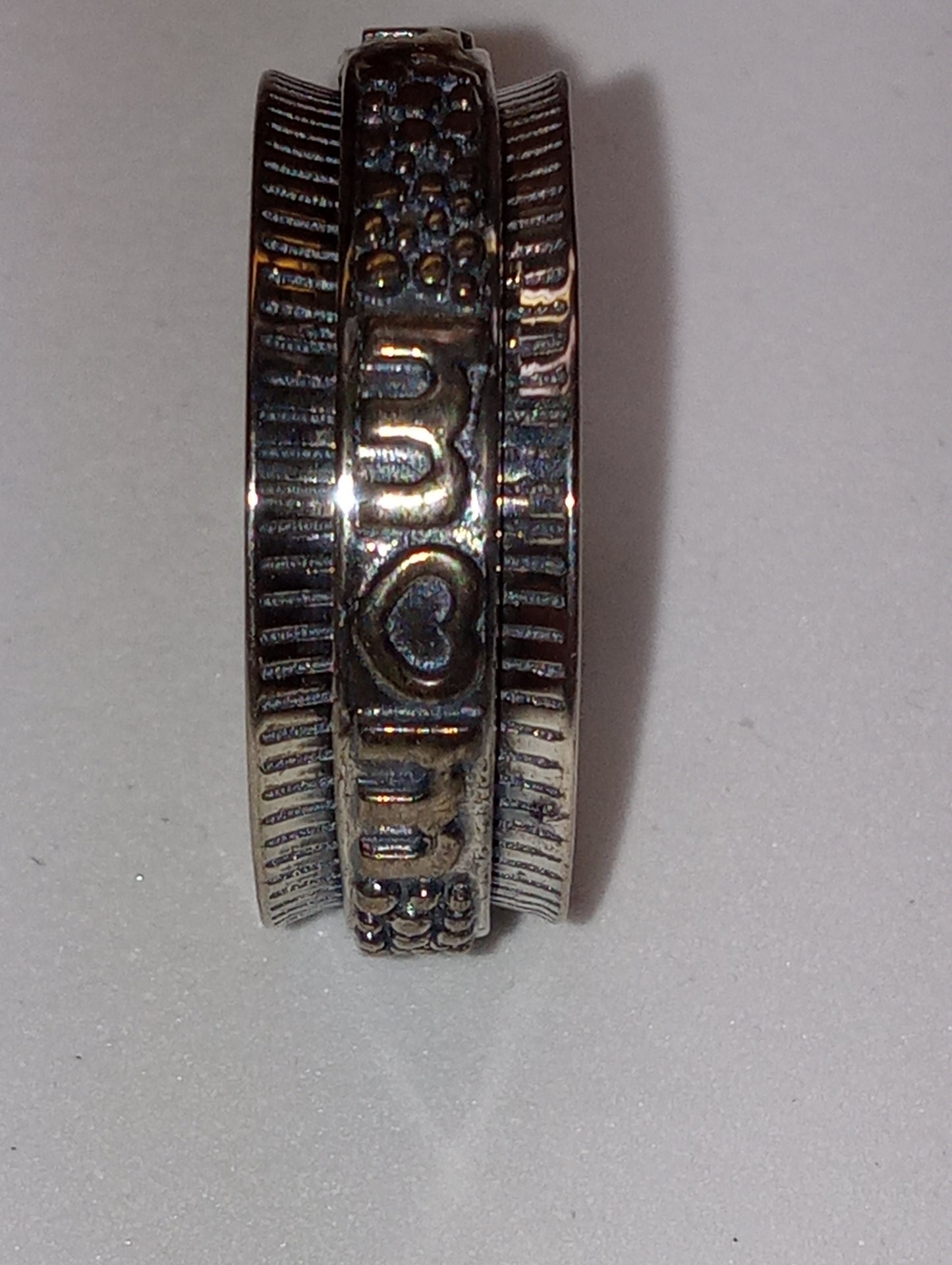 ring spinner sterling silver