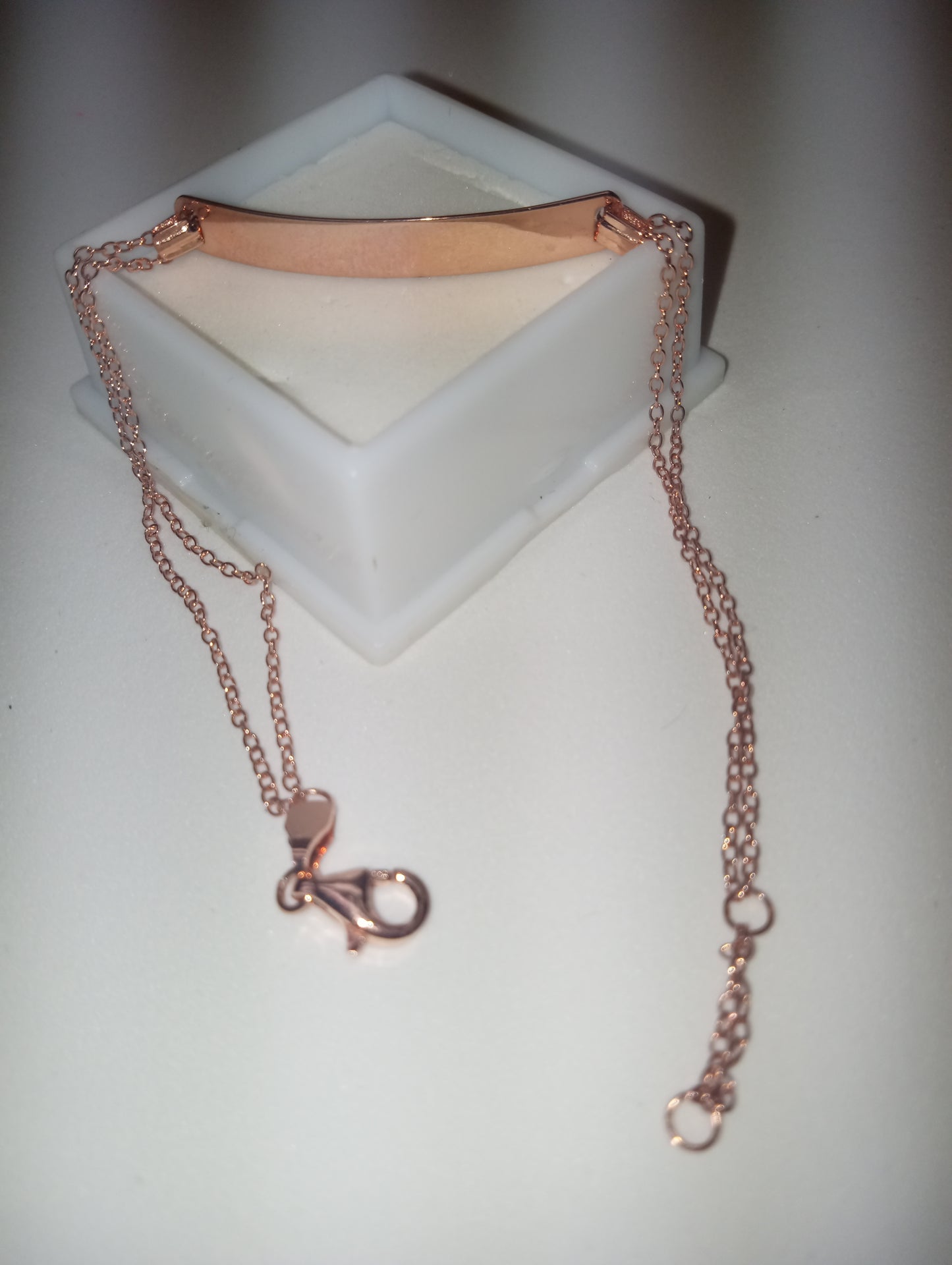 bracelet bar cable in 14k over sterling silver