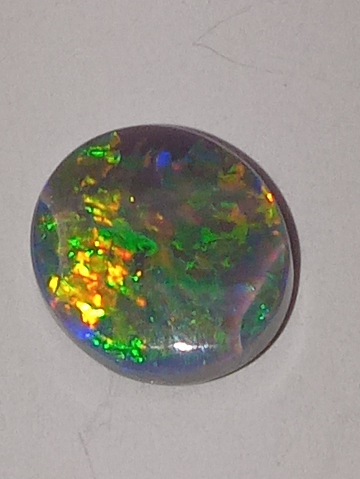 opal black Lighting Ridge cabacon