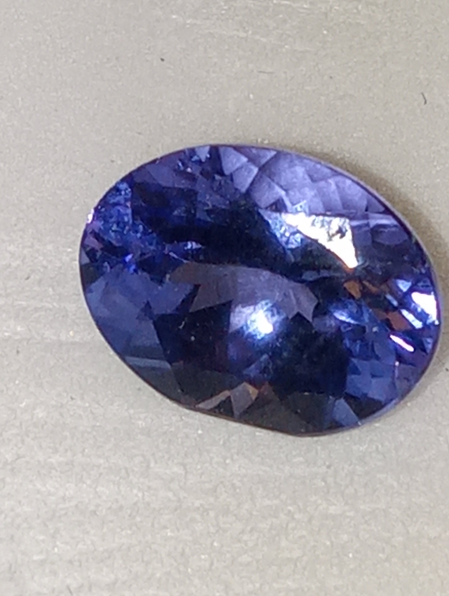 tanzanite gemstone oval