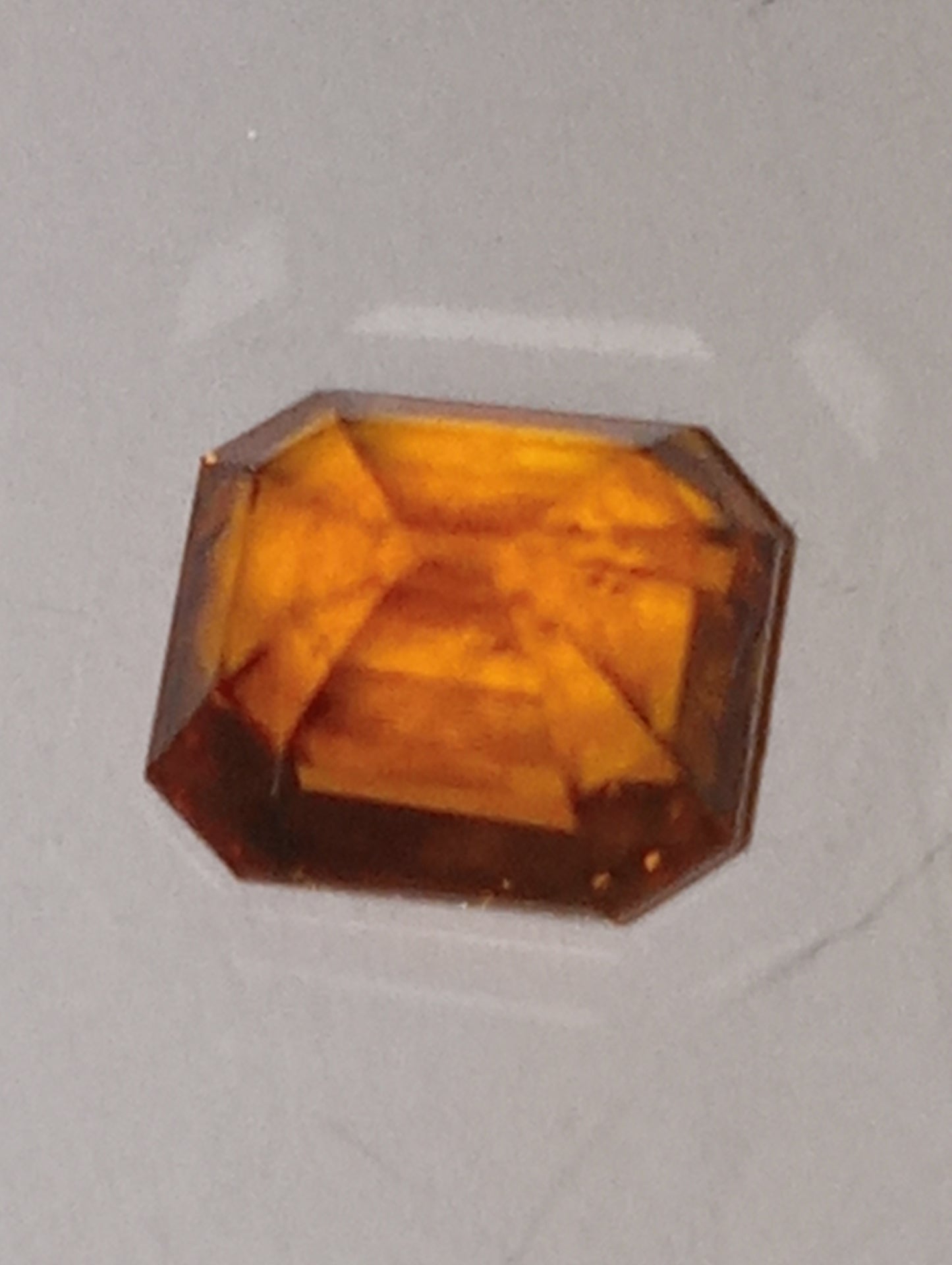 sapphire gemstone golden emerald cut