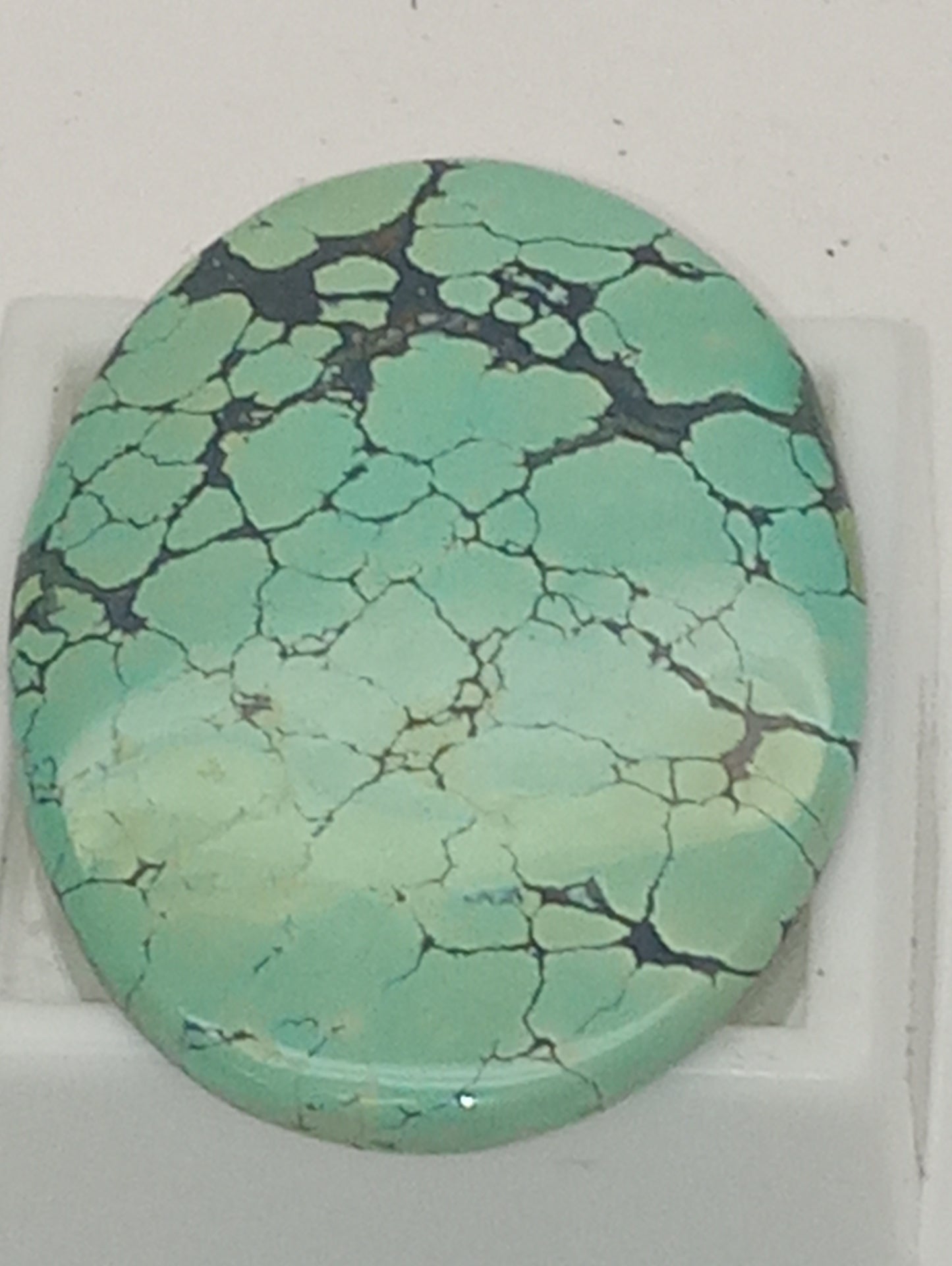 turquoise gemstone Chinese 58.80ct 47mmx34mm 0val