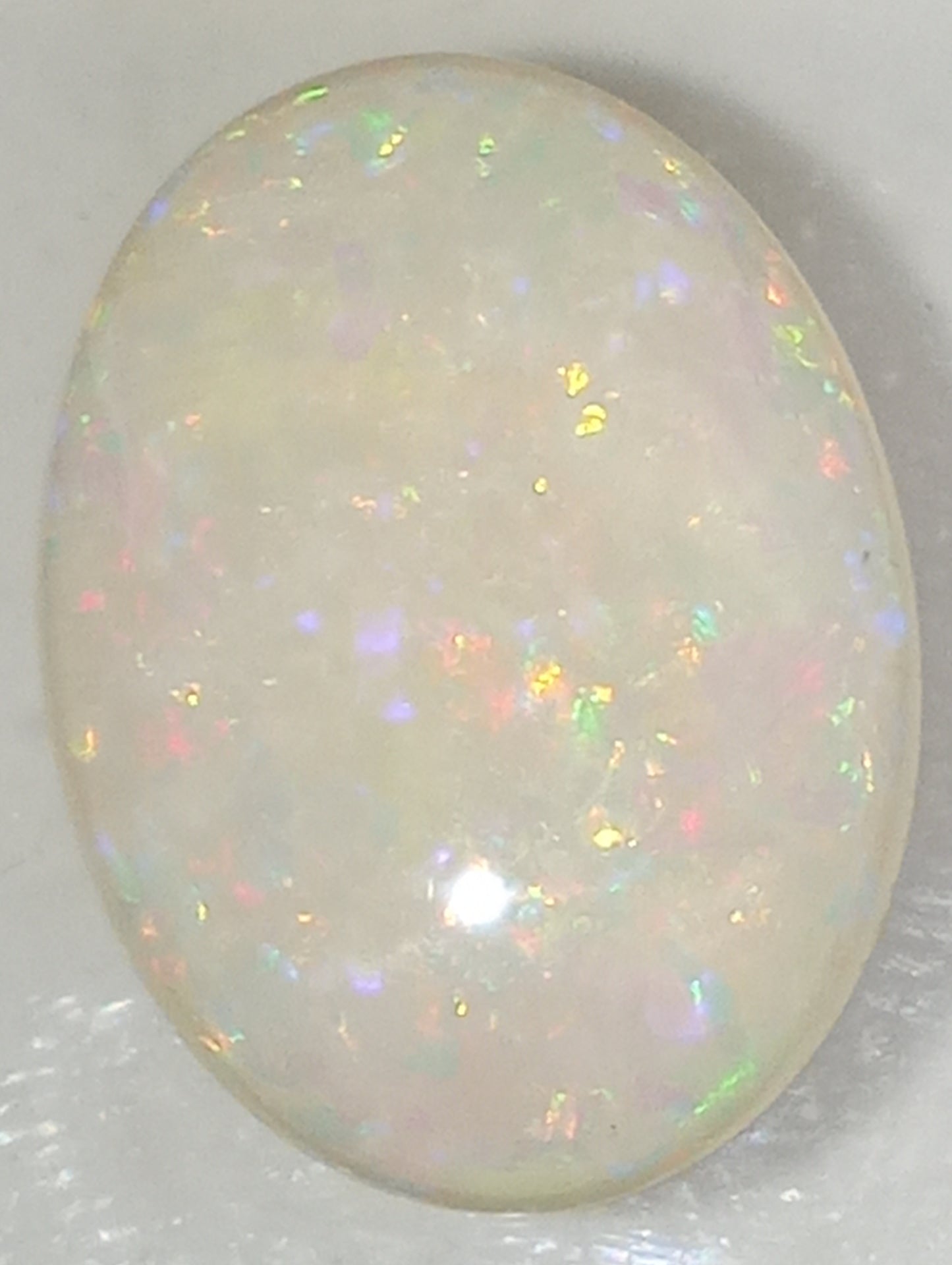 opal gemstone Australian Cooper Pedy mine, 16mmx12mm oval
