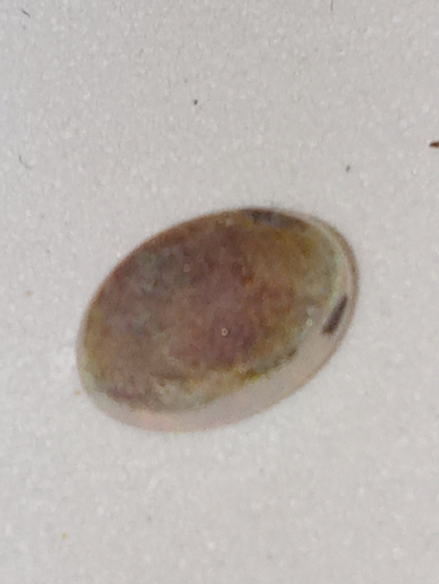 opal gemstone Mintabie gray oval .44ct