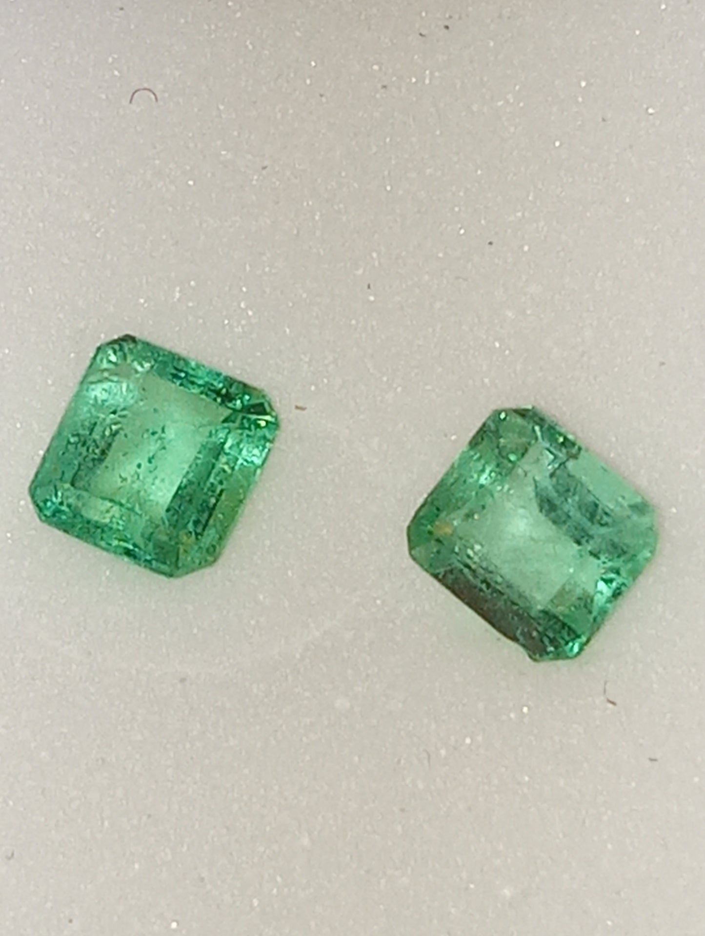 emerald gemstones African emerald cuts, 5mm, 2 stones, 1.09ctw