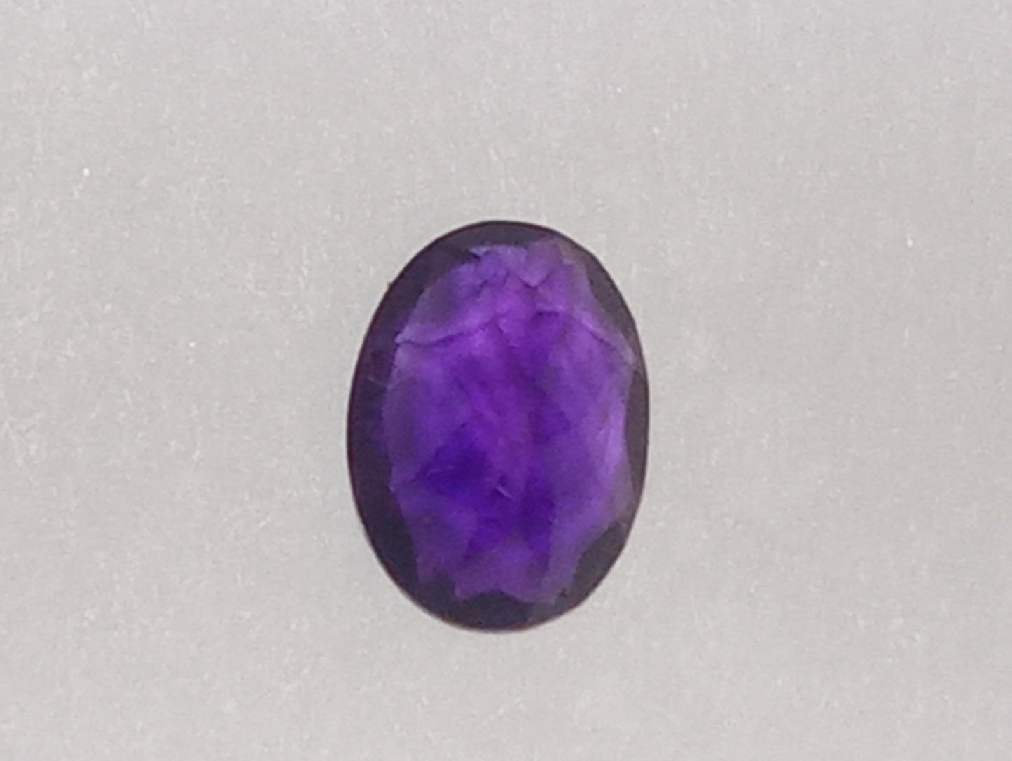 amethyst gemstone dark 8mmx6mm oval shape