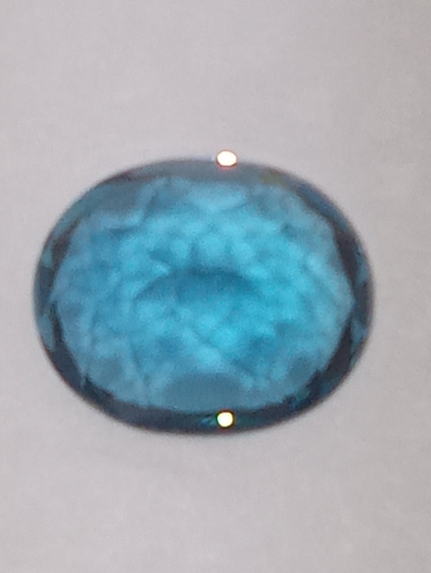 topaz gemstone London blue 12mmx10mm oval cut , Sri Lanka