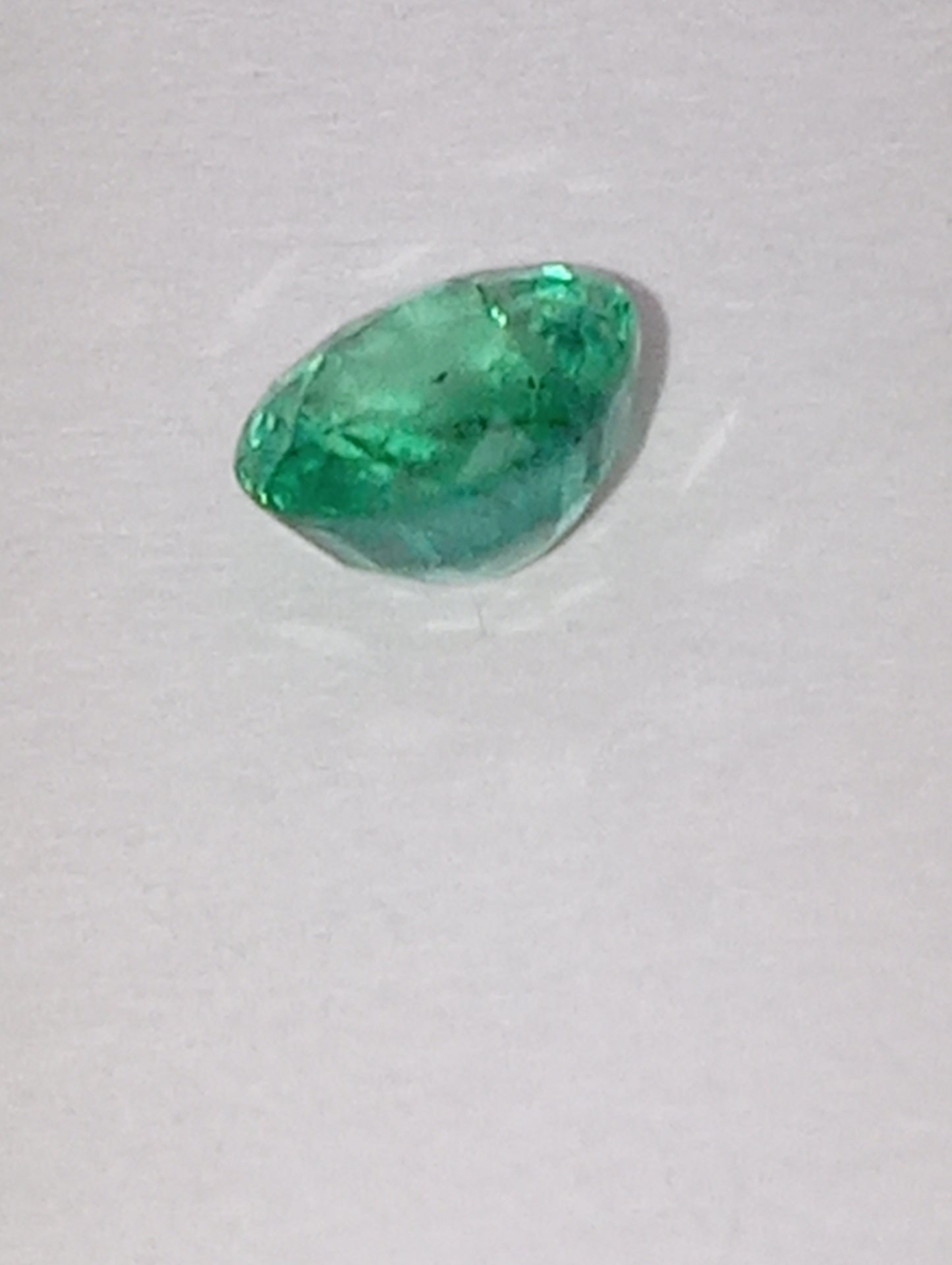 emerald gemstone African 4.5mm round cut, .32ct