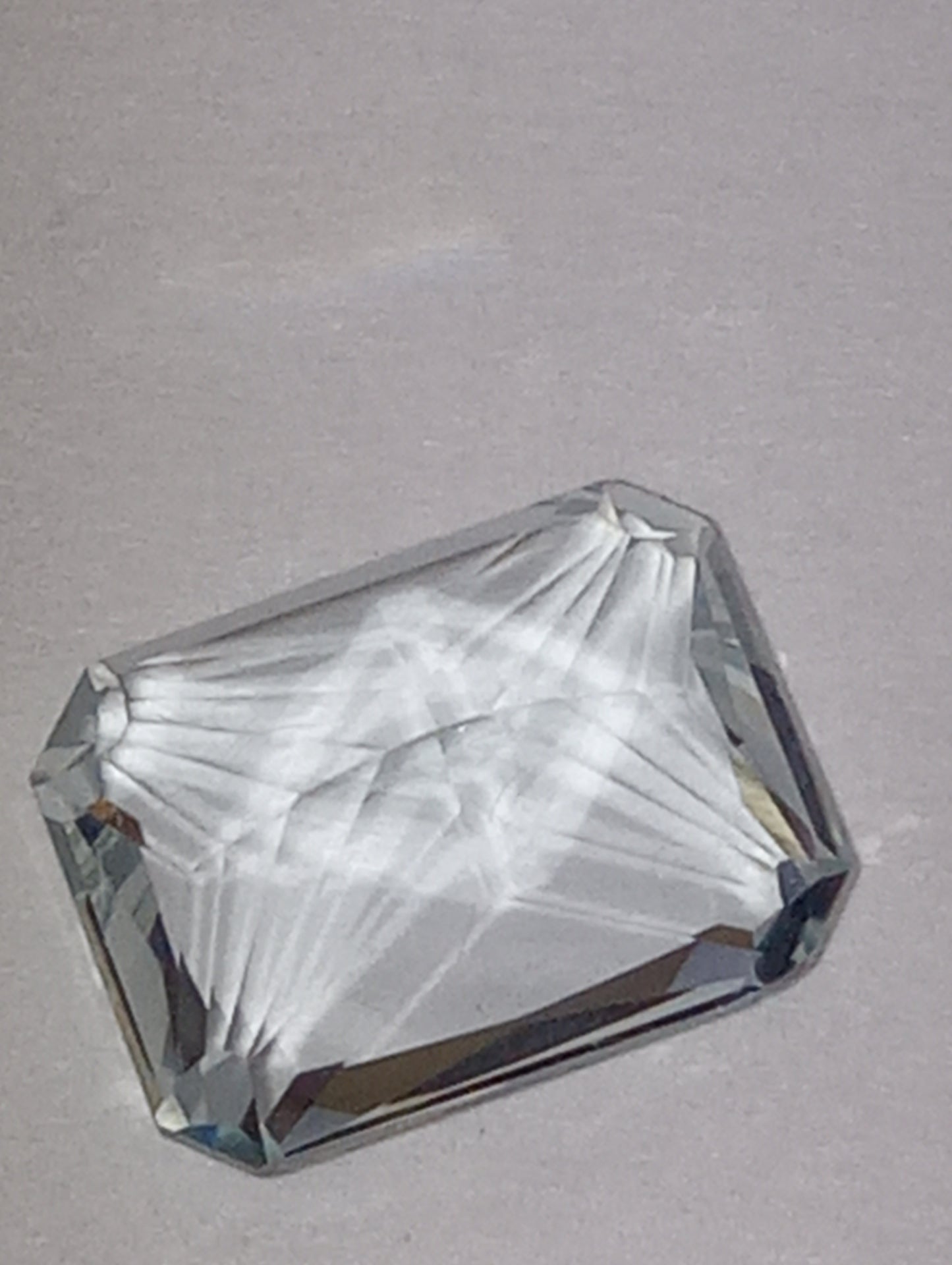 aquamarine gemstone light blue 9mmx7mm emerald cut