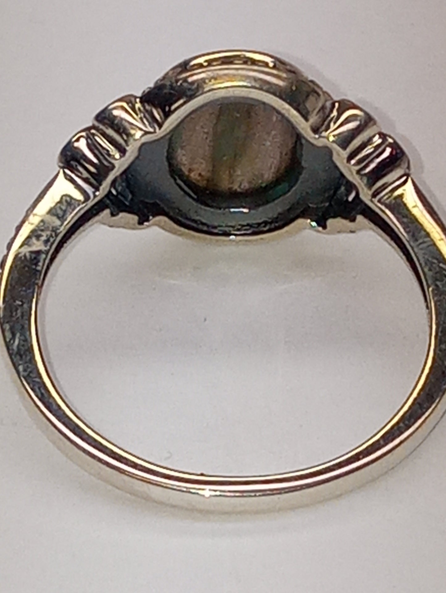 ring labradorite Malagacy in sterling silver, size 10, 3.25ctw