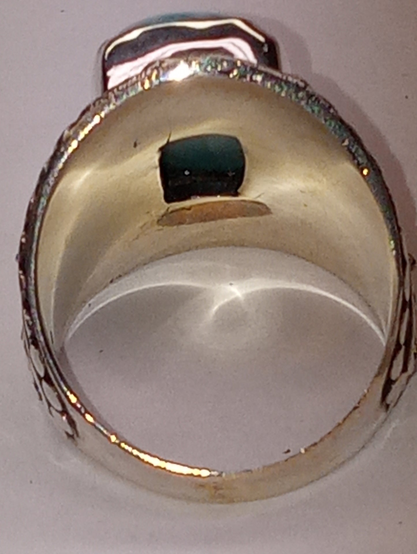 ring Bali Legacy Larimar in sterling silver, size7, 7.50g, 8.25ctw