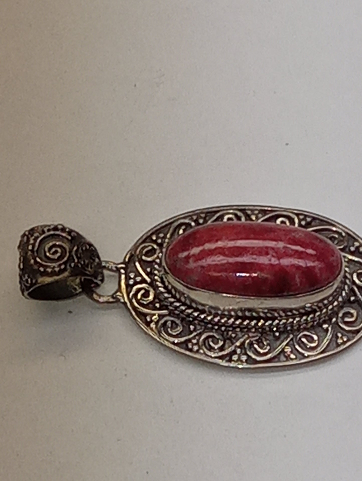 pendant thulite Bali Legacy, in sterling silver 12ctw