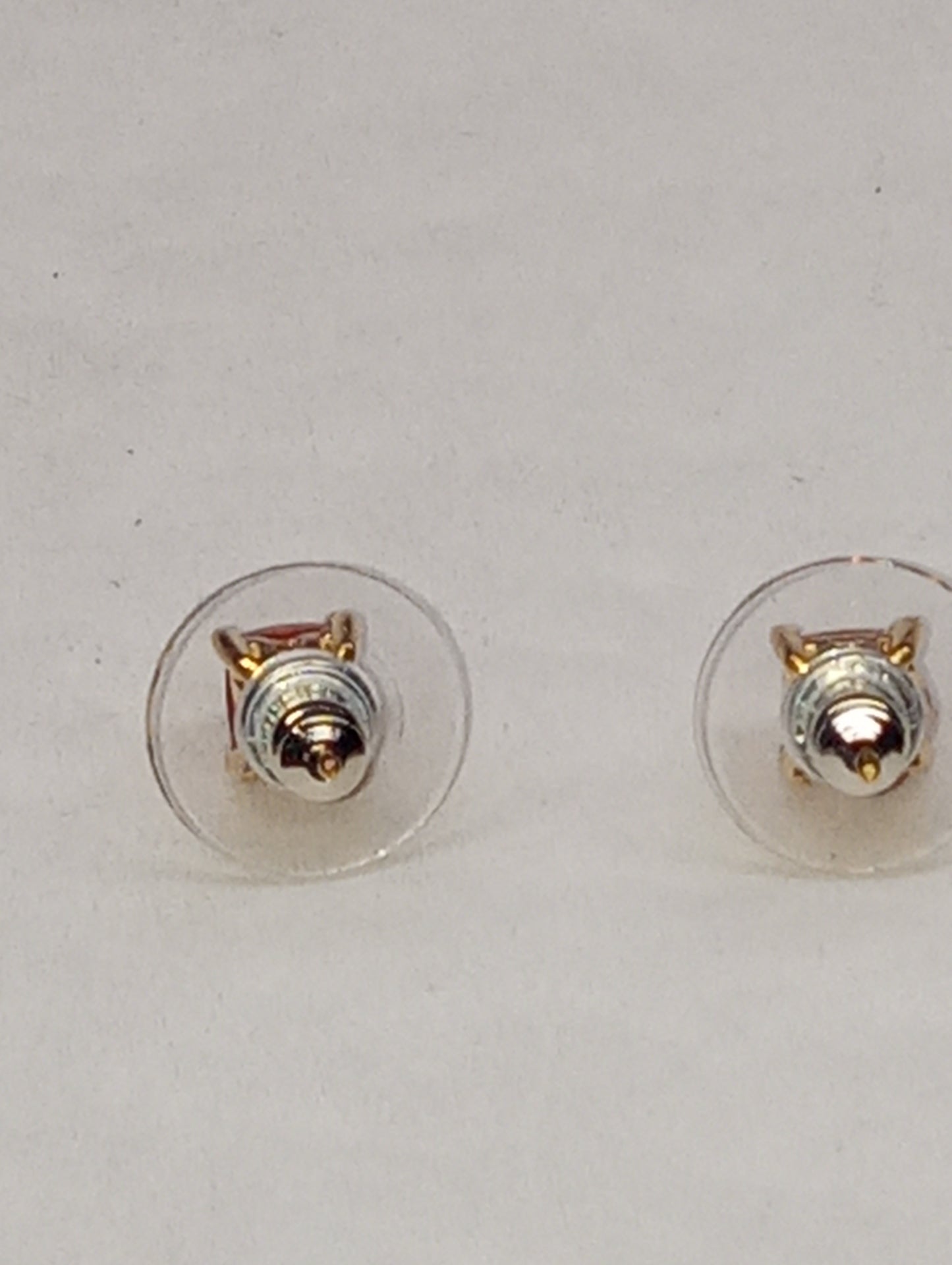 earrings opal crimson fire opal studs, in vermeil yellow gold over sterling silver, 1.25ctw