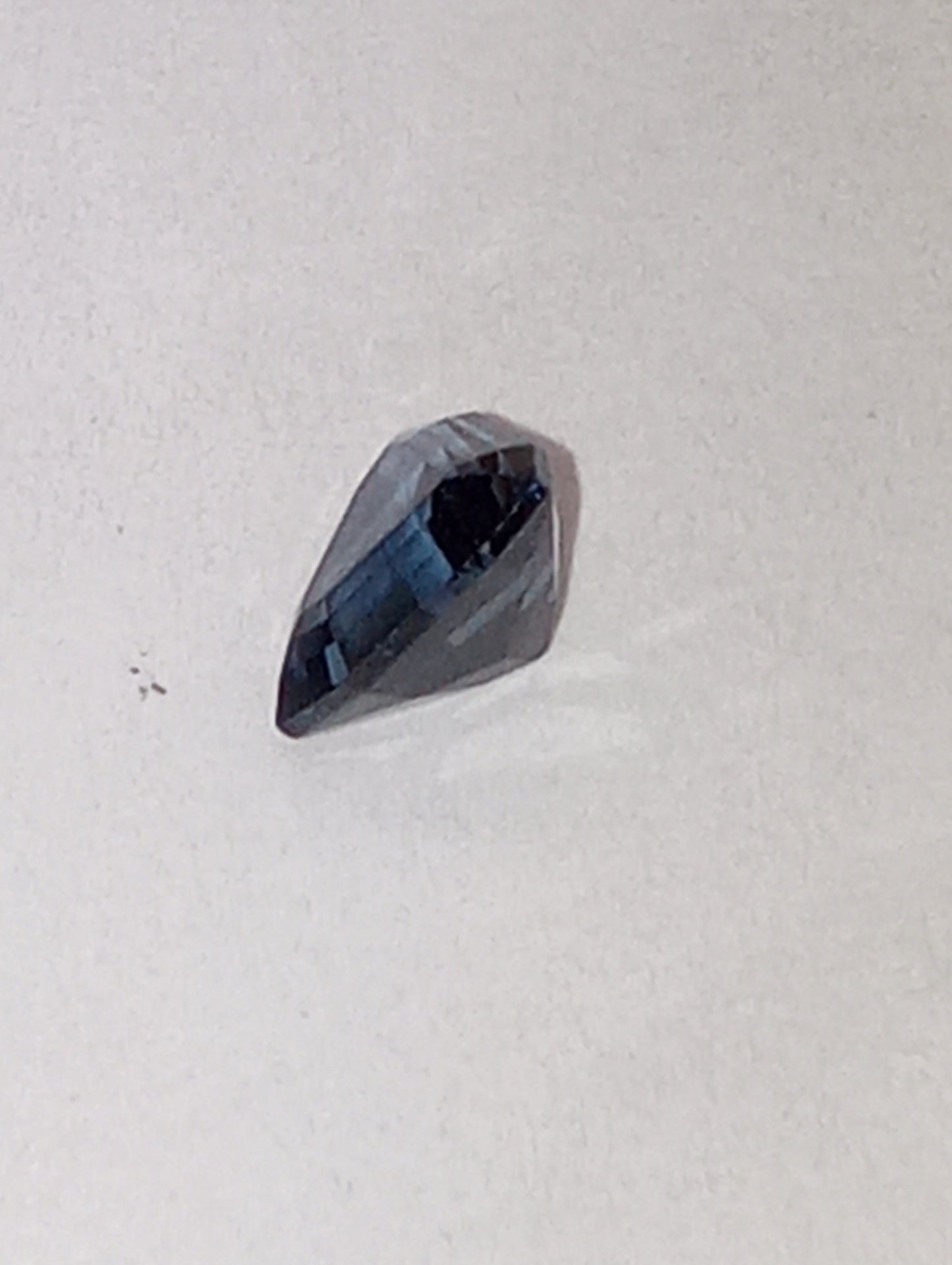 spinel gemstone, blue, fancy trillion cut, .54ct