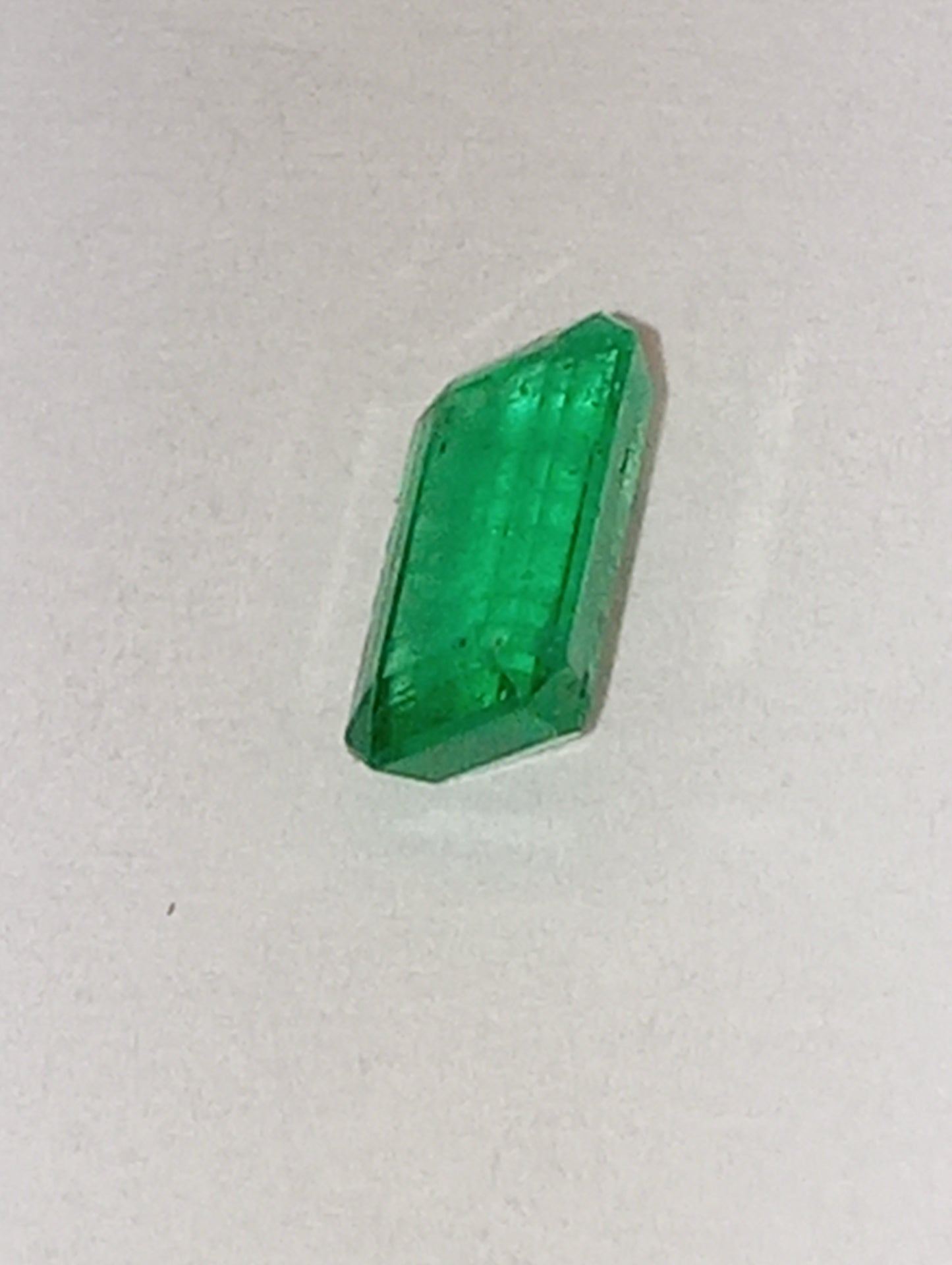 emerald gemstone Colombian, 8mmx4mm emerald cut, .79ct