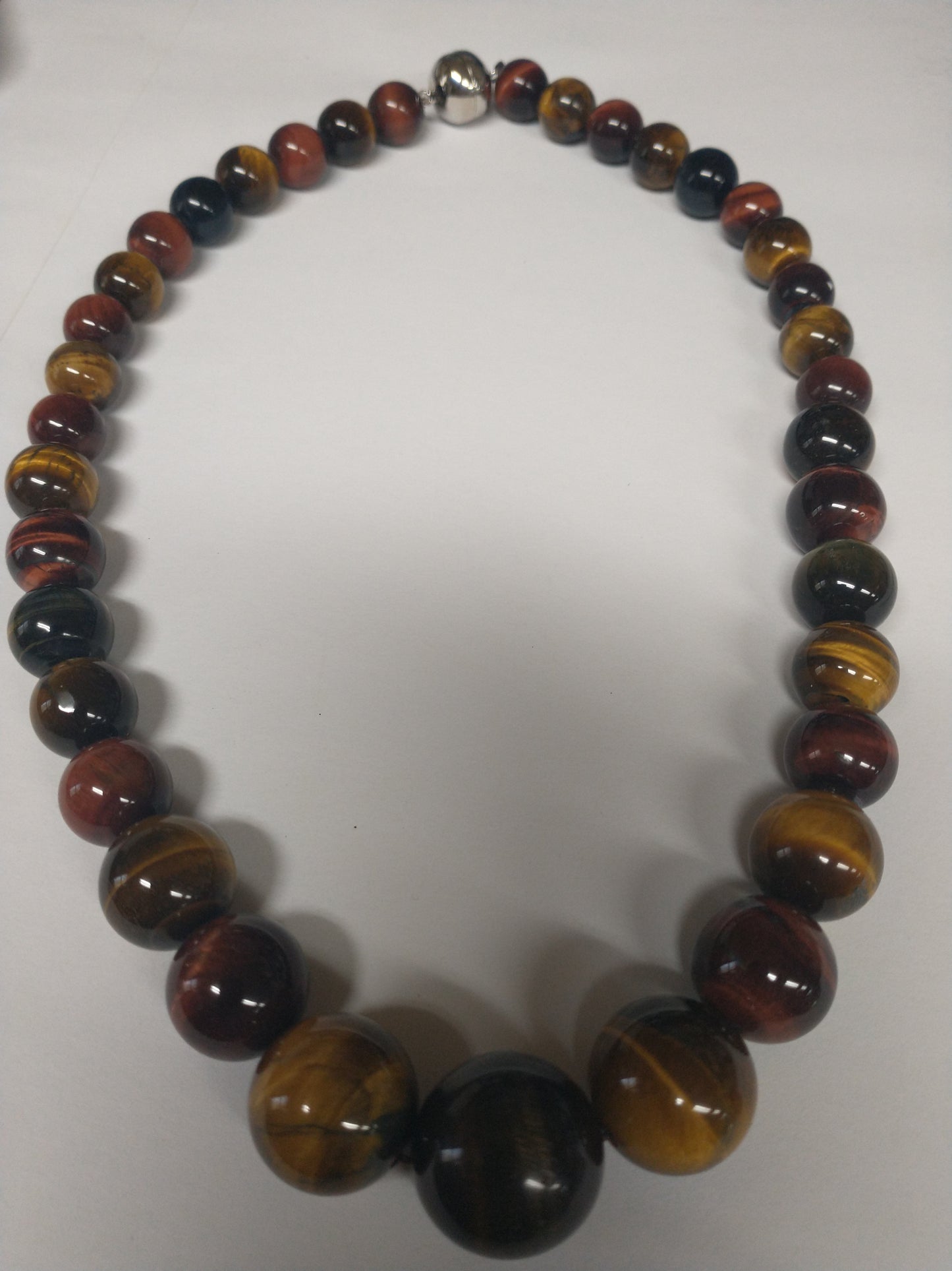necklace tiger's eye beaded