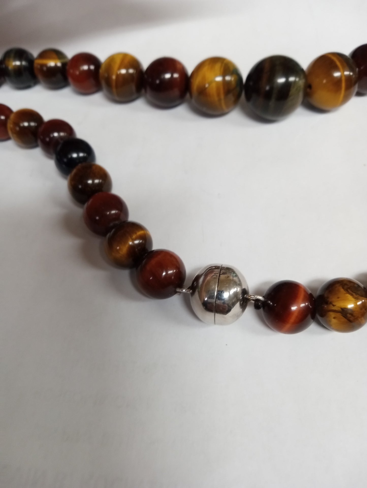 necklace tiger's eye beaded