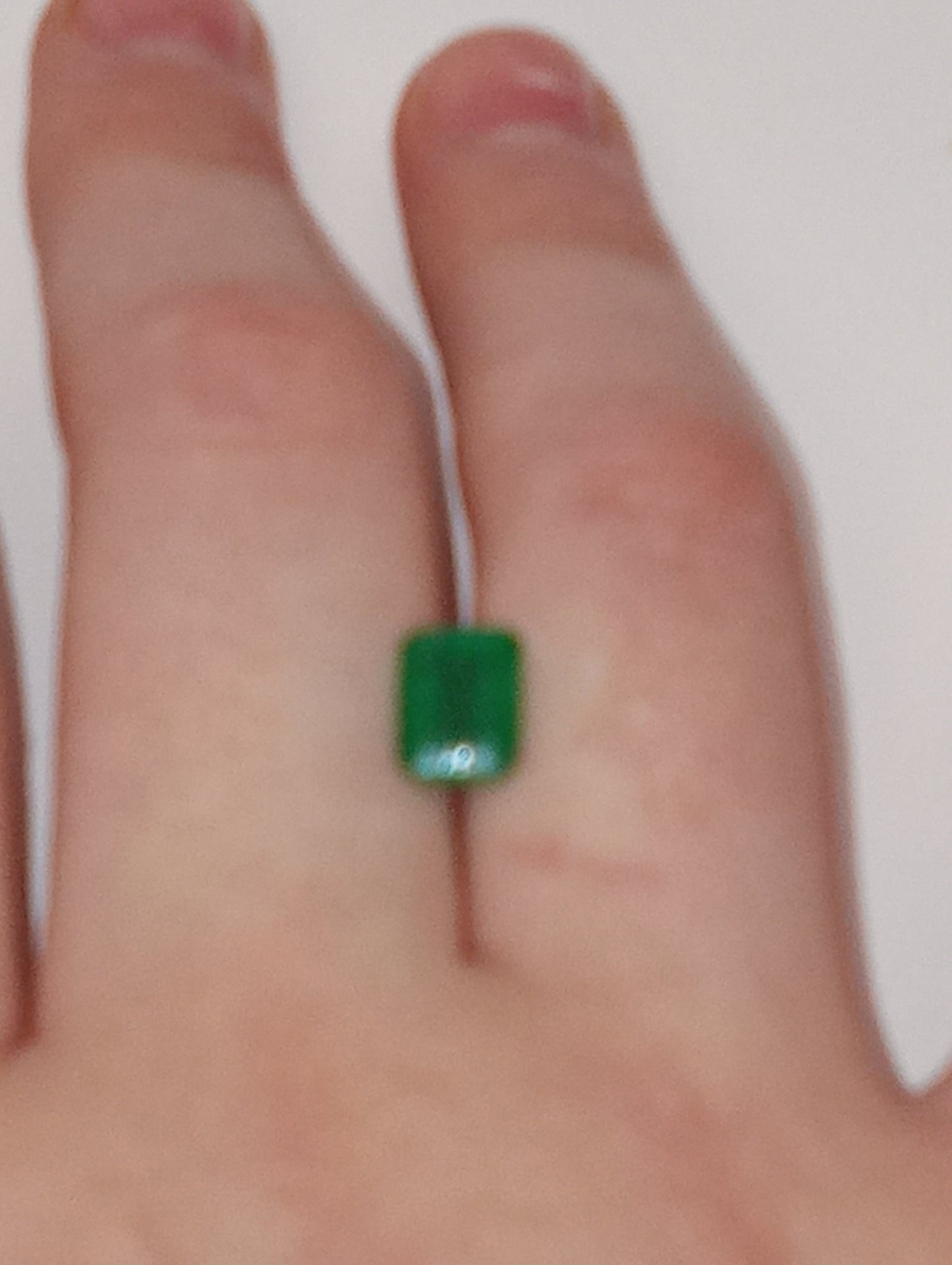 emerald gemstone 7.5mmx5.5mm emerald cut