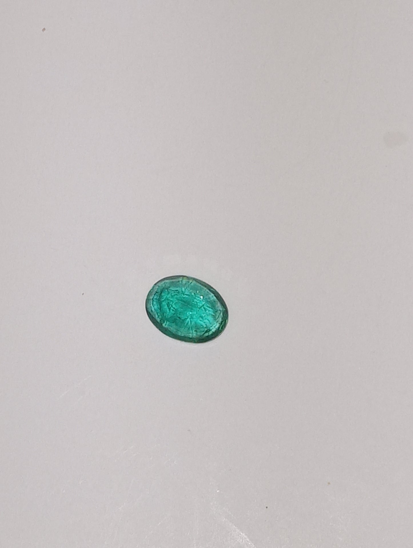 emerald gemstone African 9mmx7mm oval cut