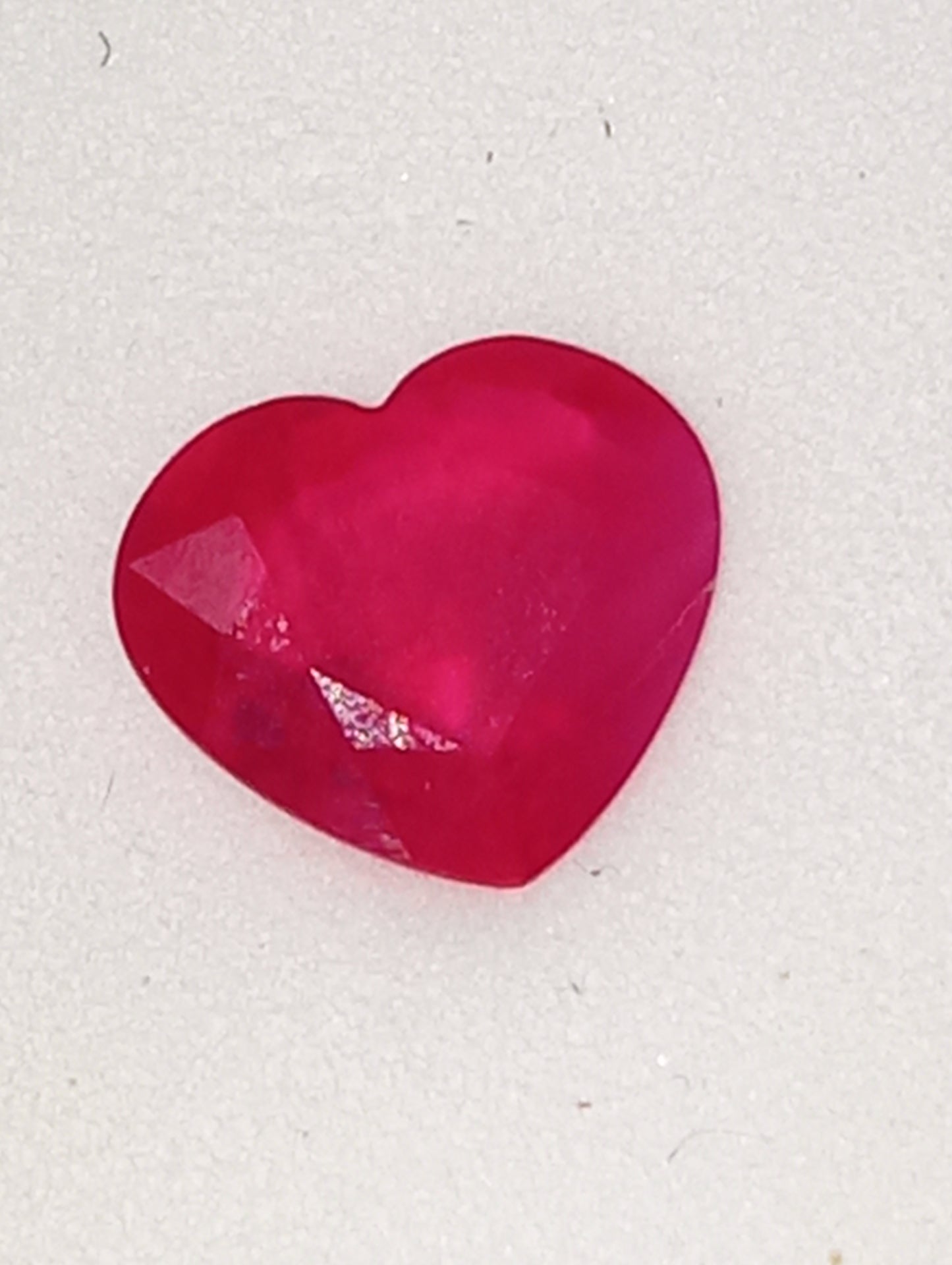 ruby gemstone heart