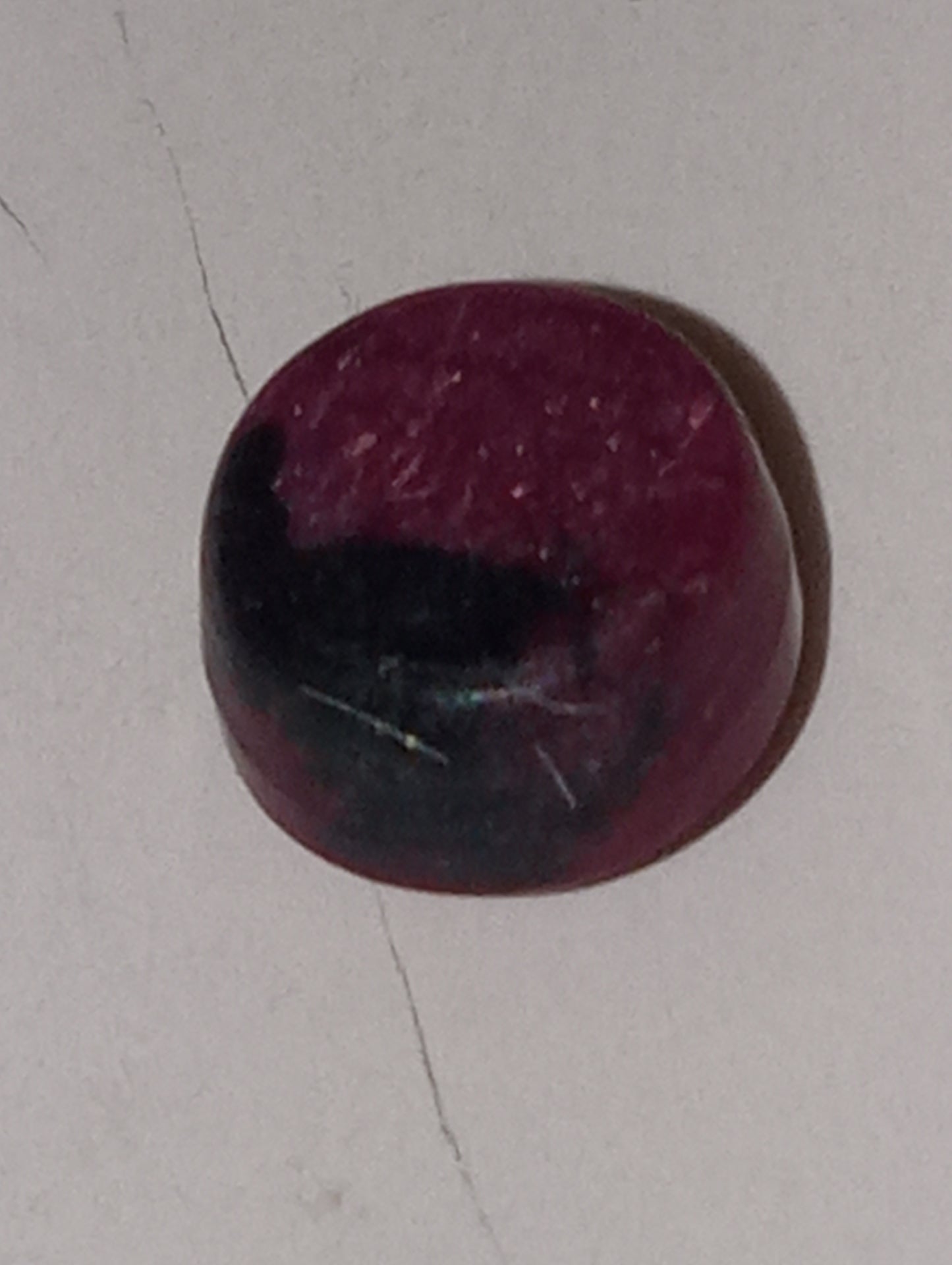 ruby gemstone star 6.2mm round, 2.20ct