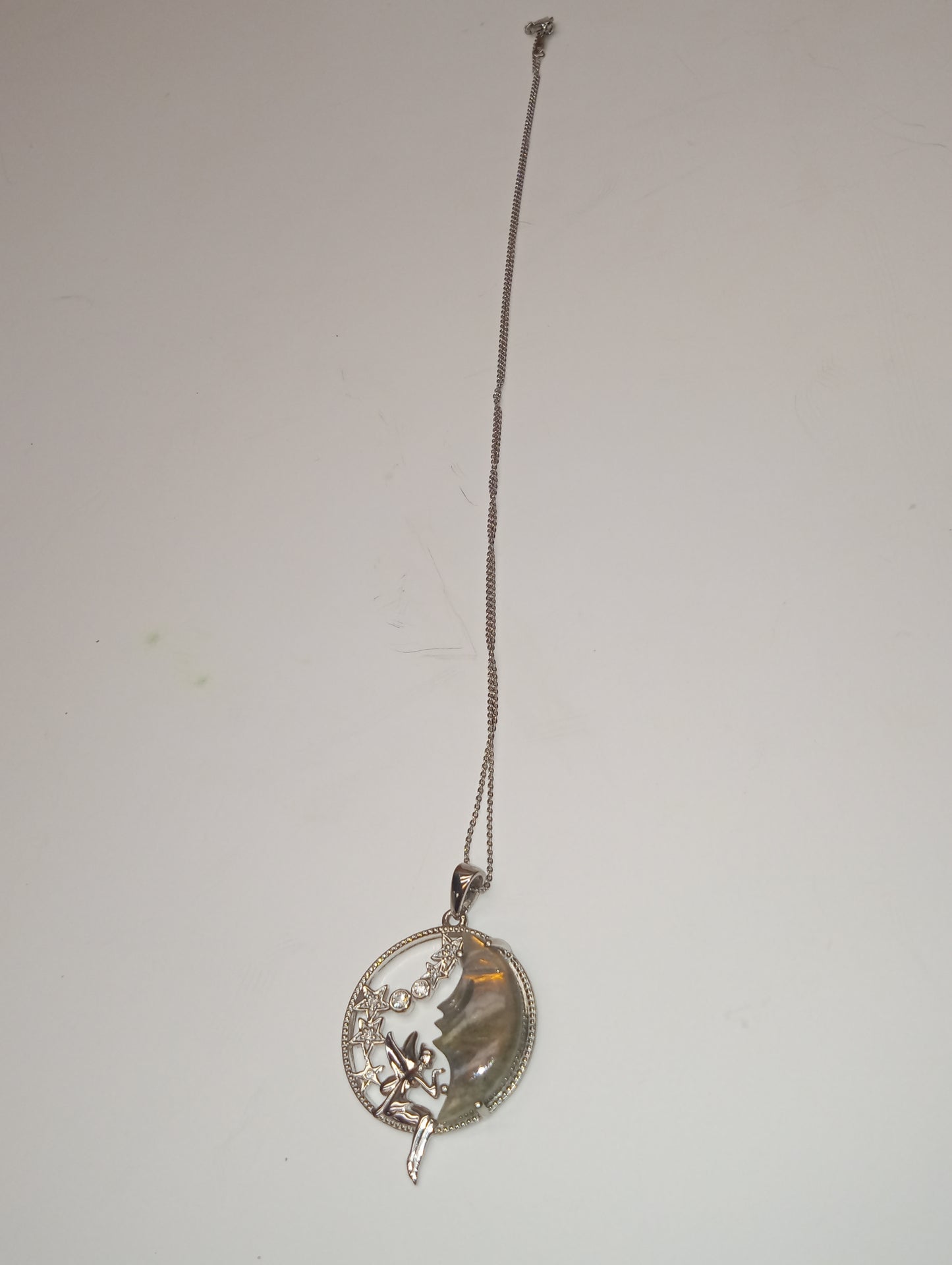 necklace fire labradorite