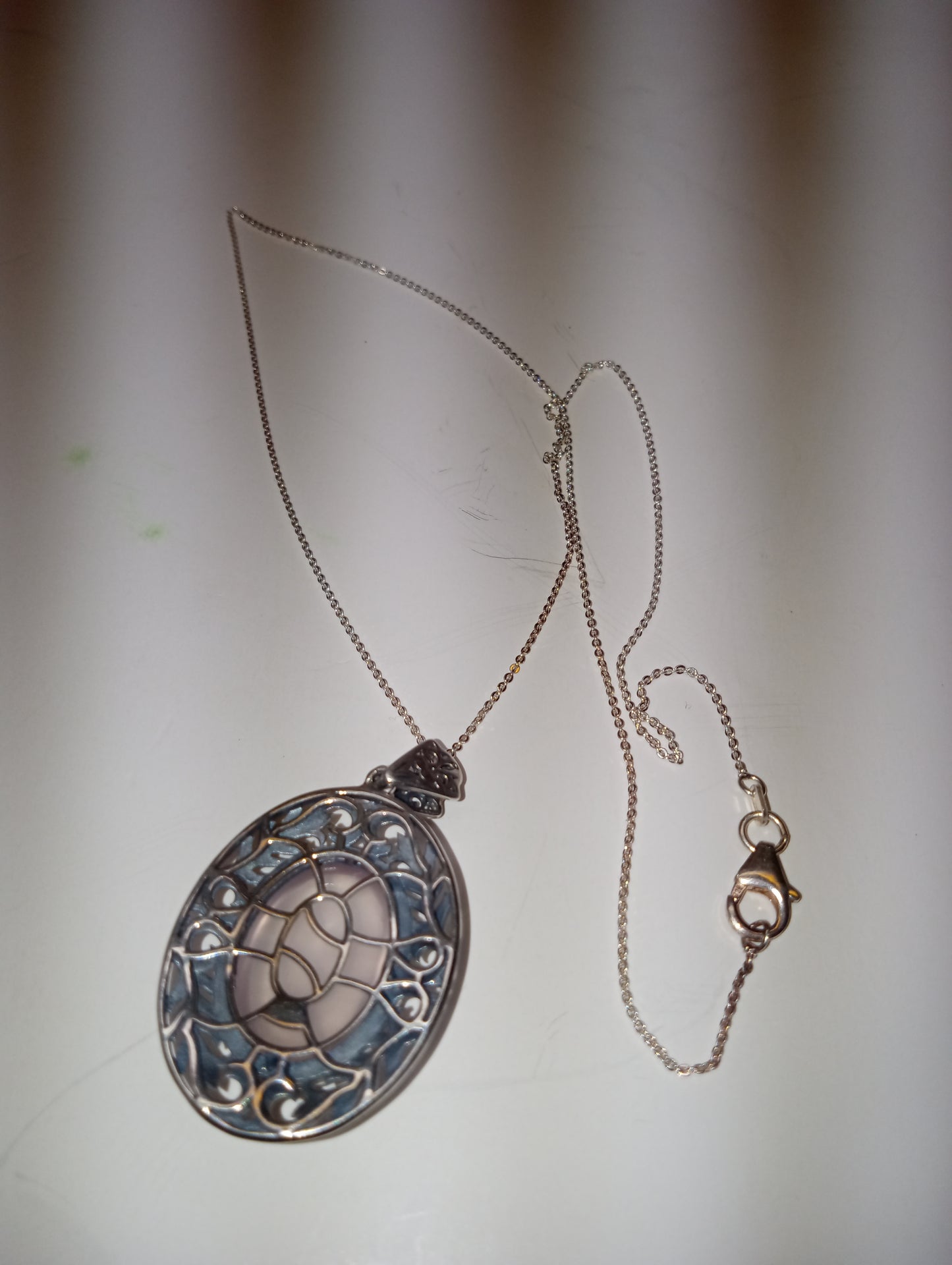 rose quartz necklace pendant