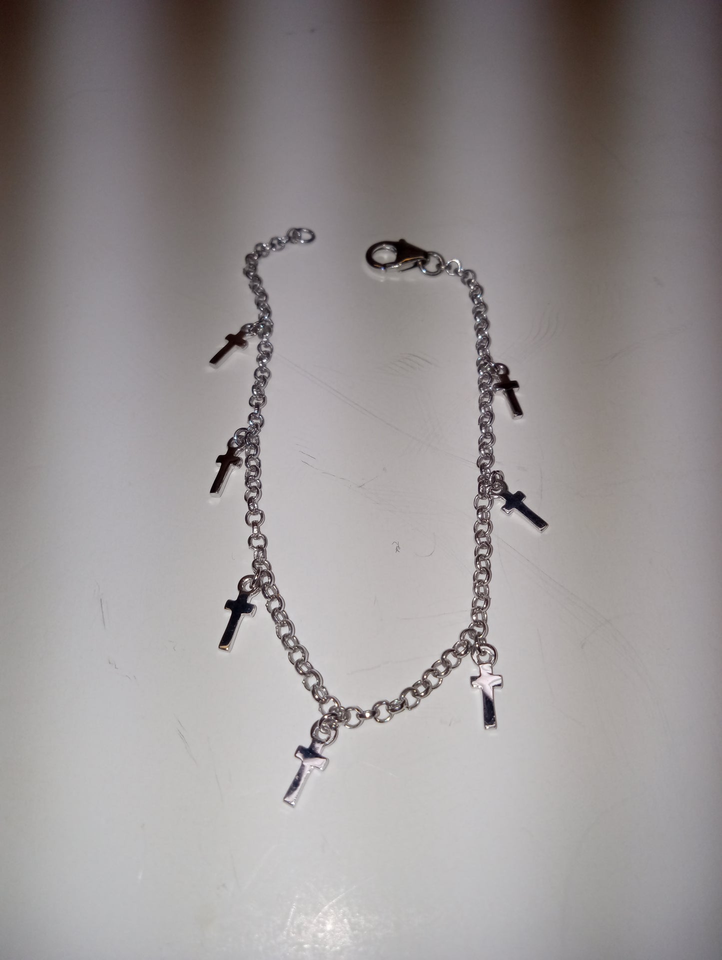 sterling silver charm bracelet