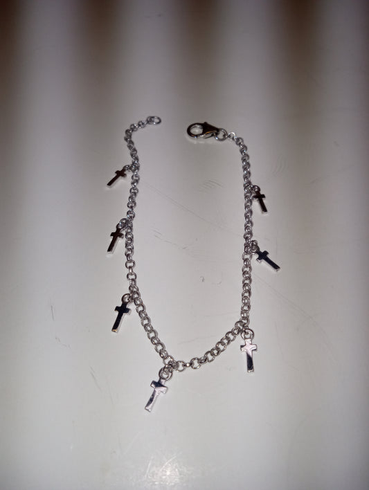 sterling silver charm bracelet