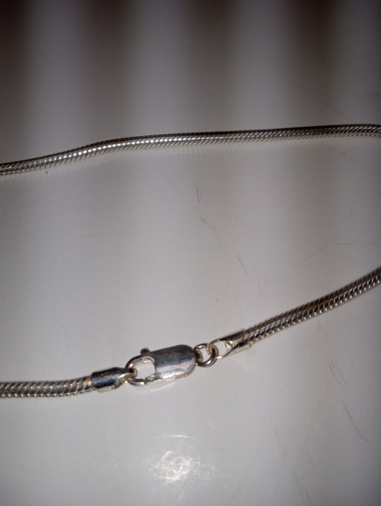 necklace sterling silver snake