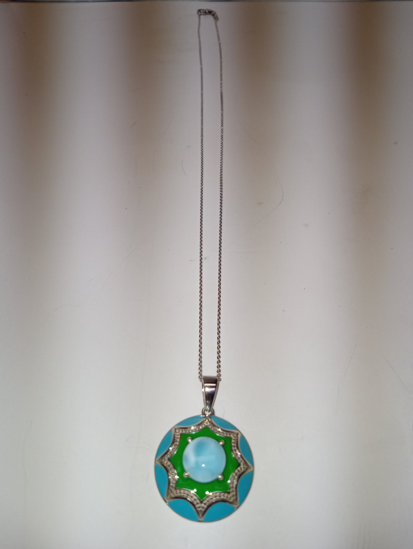 larimar pendant necklace