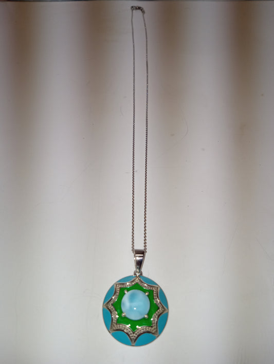 larimar pendant necklace