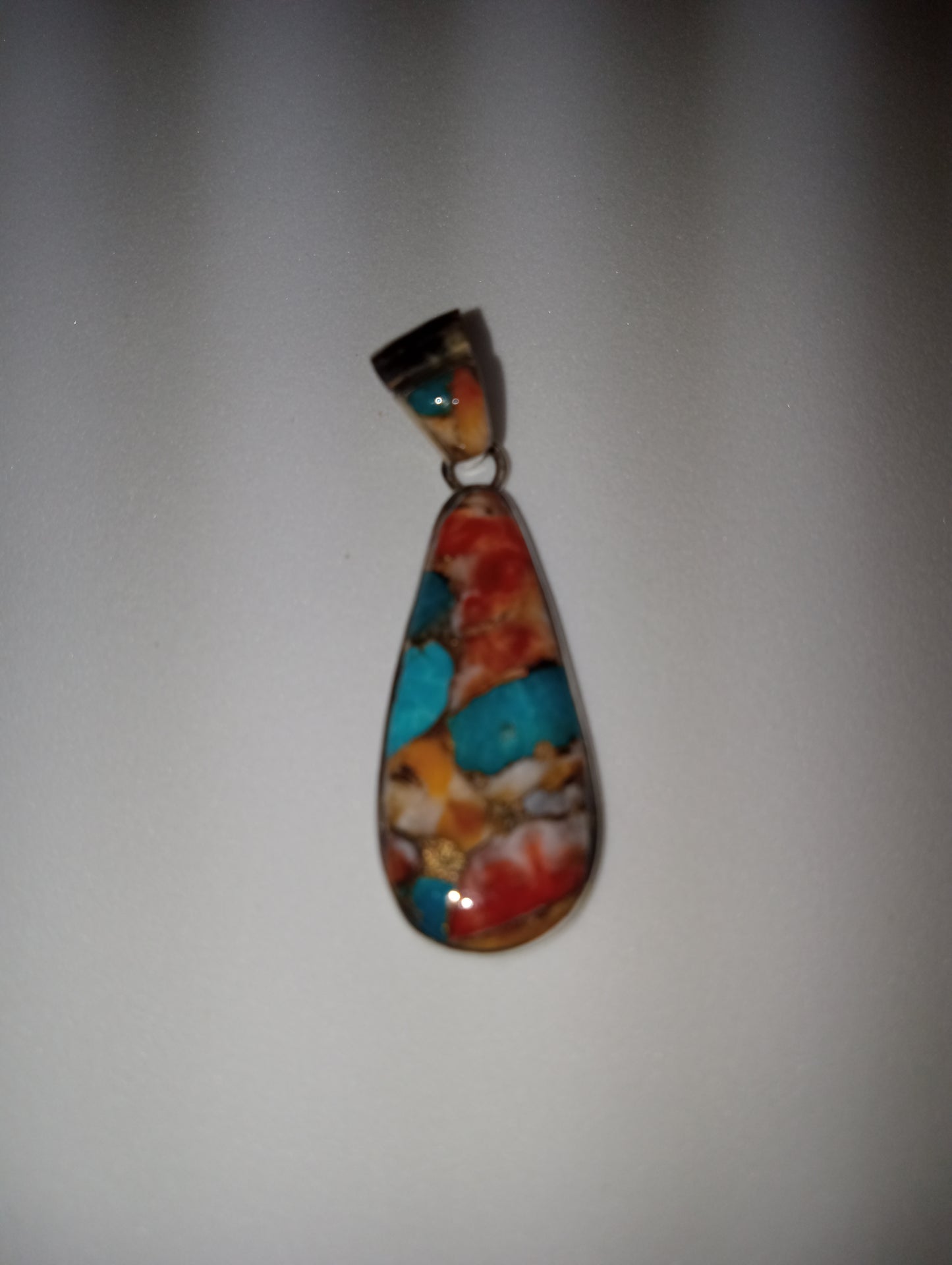 Santa Fe Style Spiny Turquoise pendant