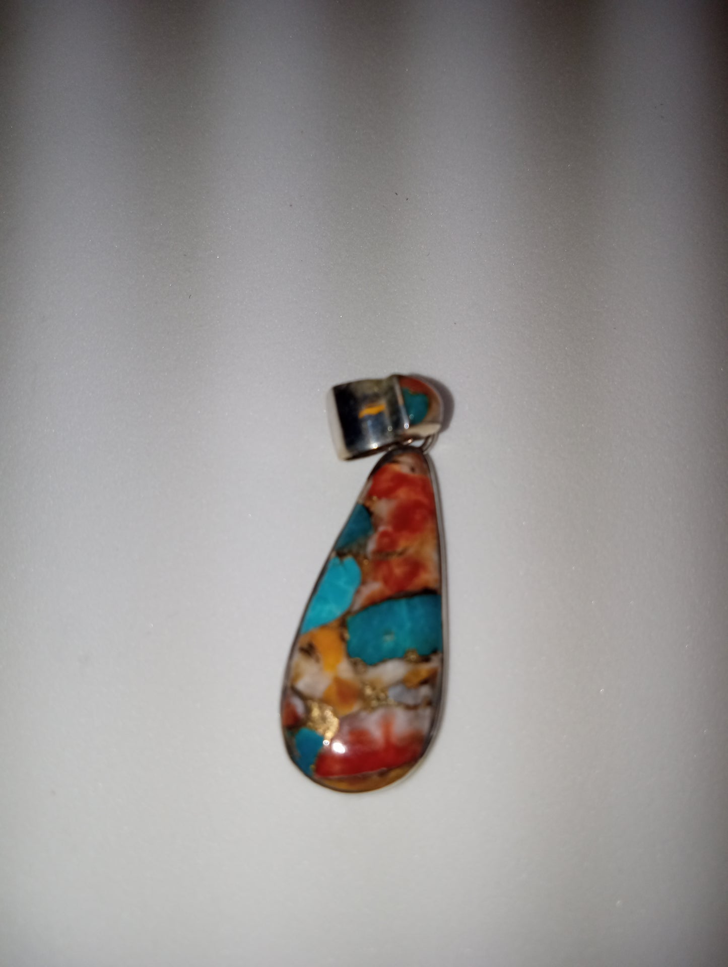 Santa Fe Style Spiny Turquoise pendant