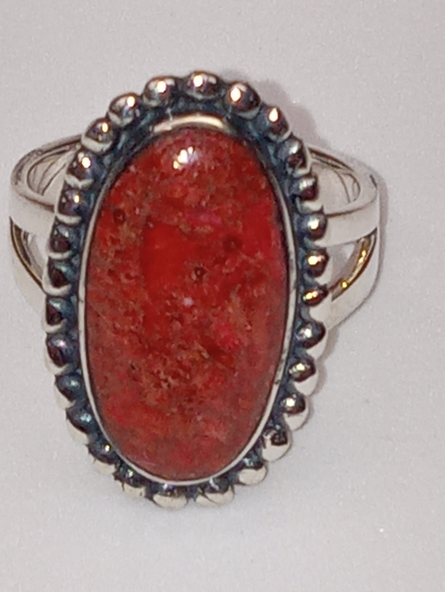 Santa Fe Style Spiny Oyster Shell ring