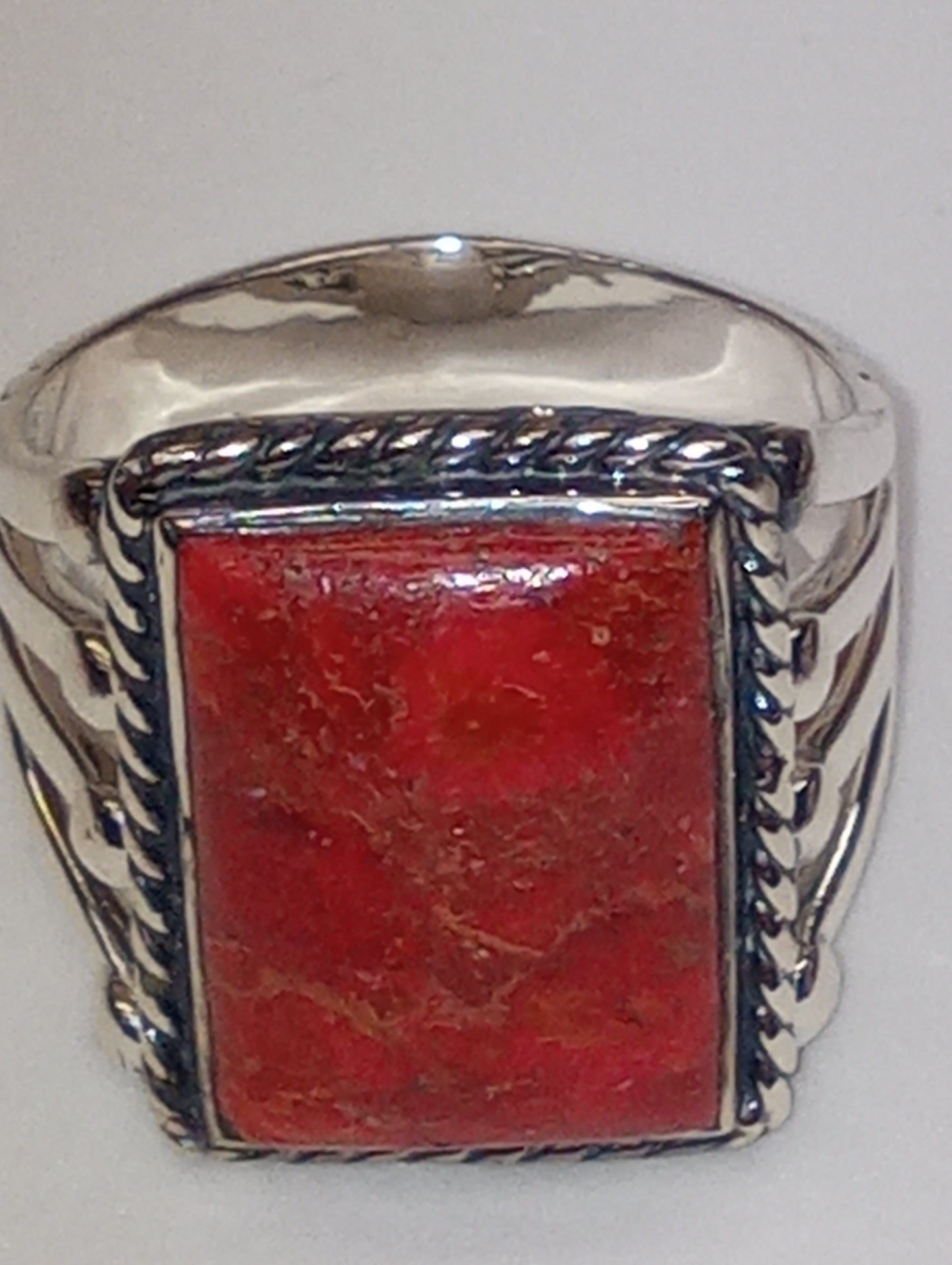 Santa Fe Style Coral ring
