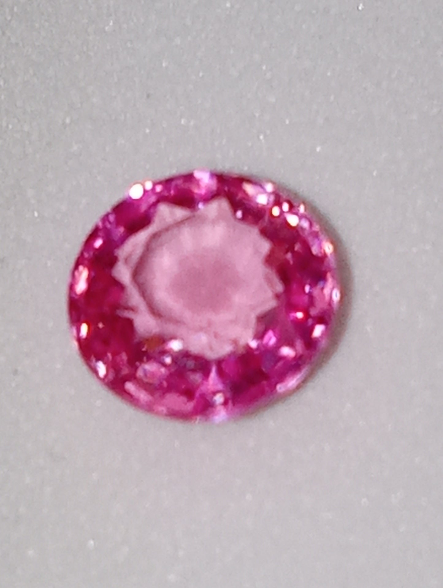 sapphire gemstone pink 5.25mm round
