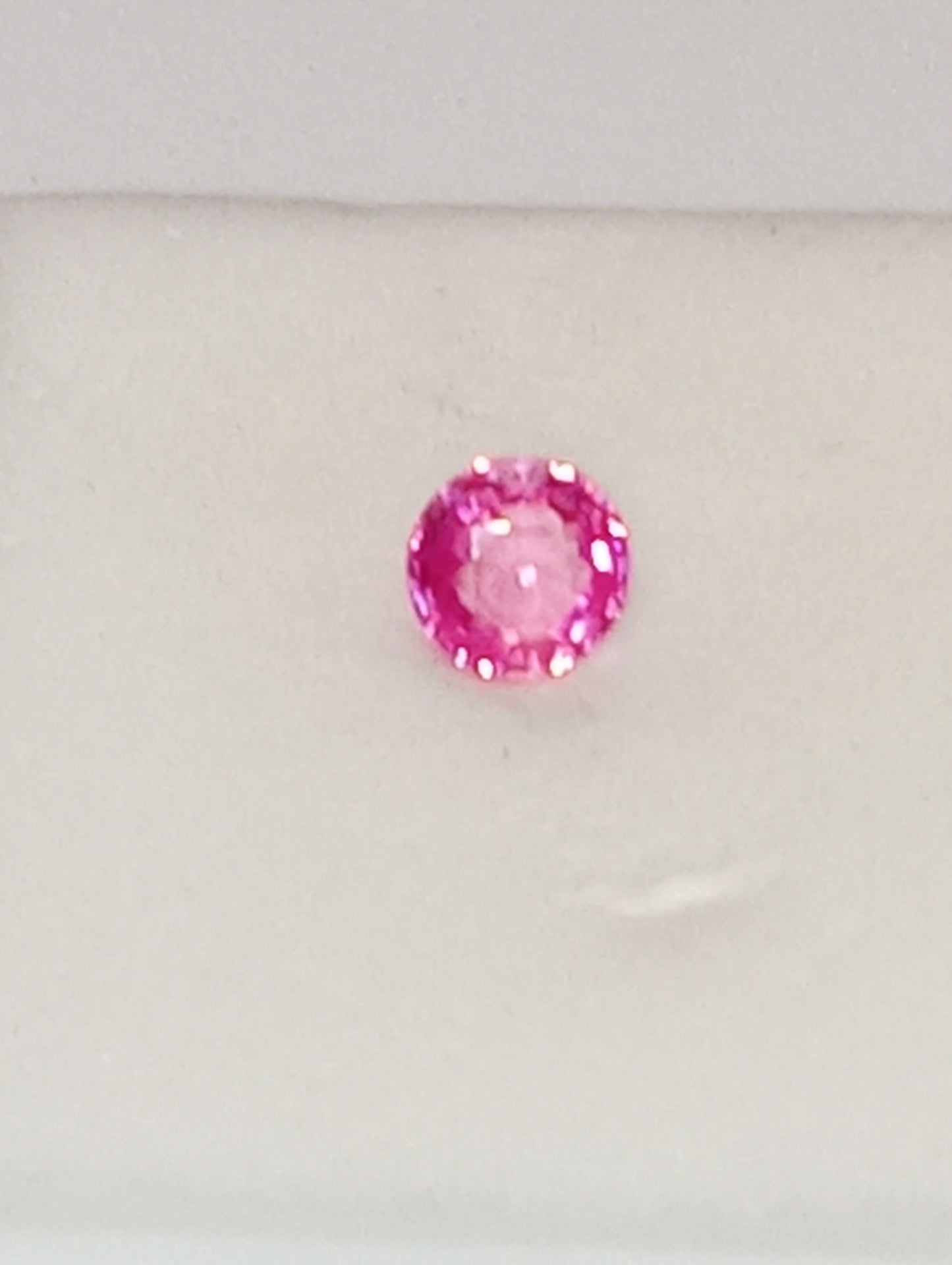 sapphire gemstone pink 5.25mm round