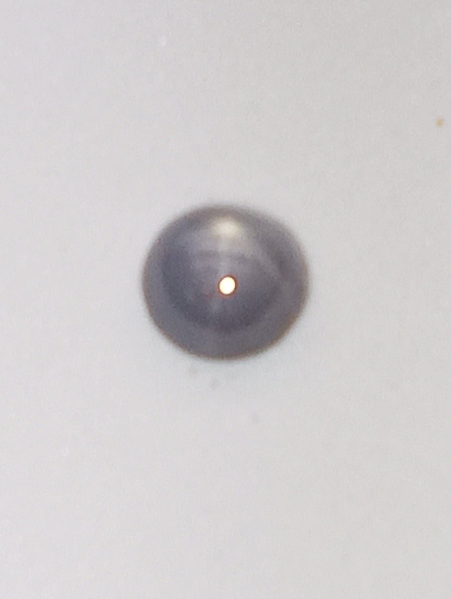 sapphire gemstone blue gray star, 6mm round